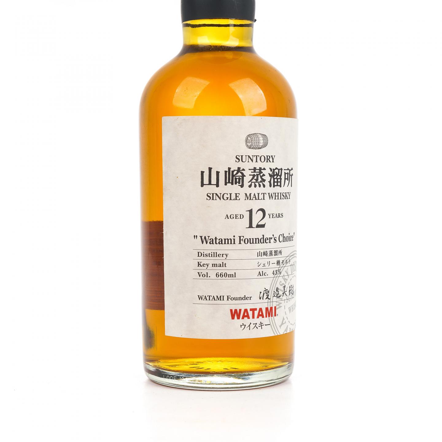 山崎 12年 渡边美树 Watami Founder’s Choice 660ML