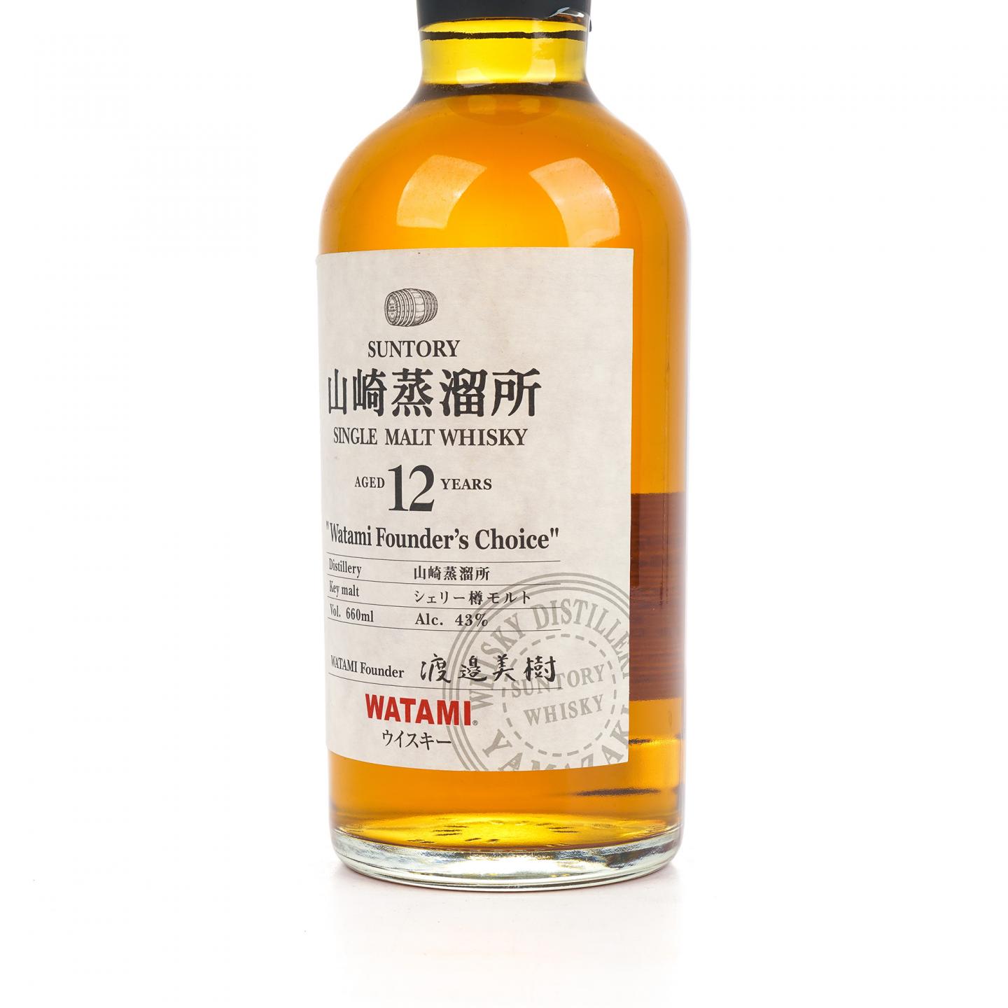 山崎 12年 渡边美树 Watami Founder’s Choice 660ML