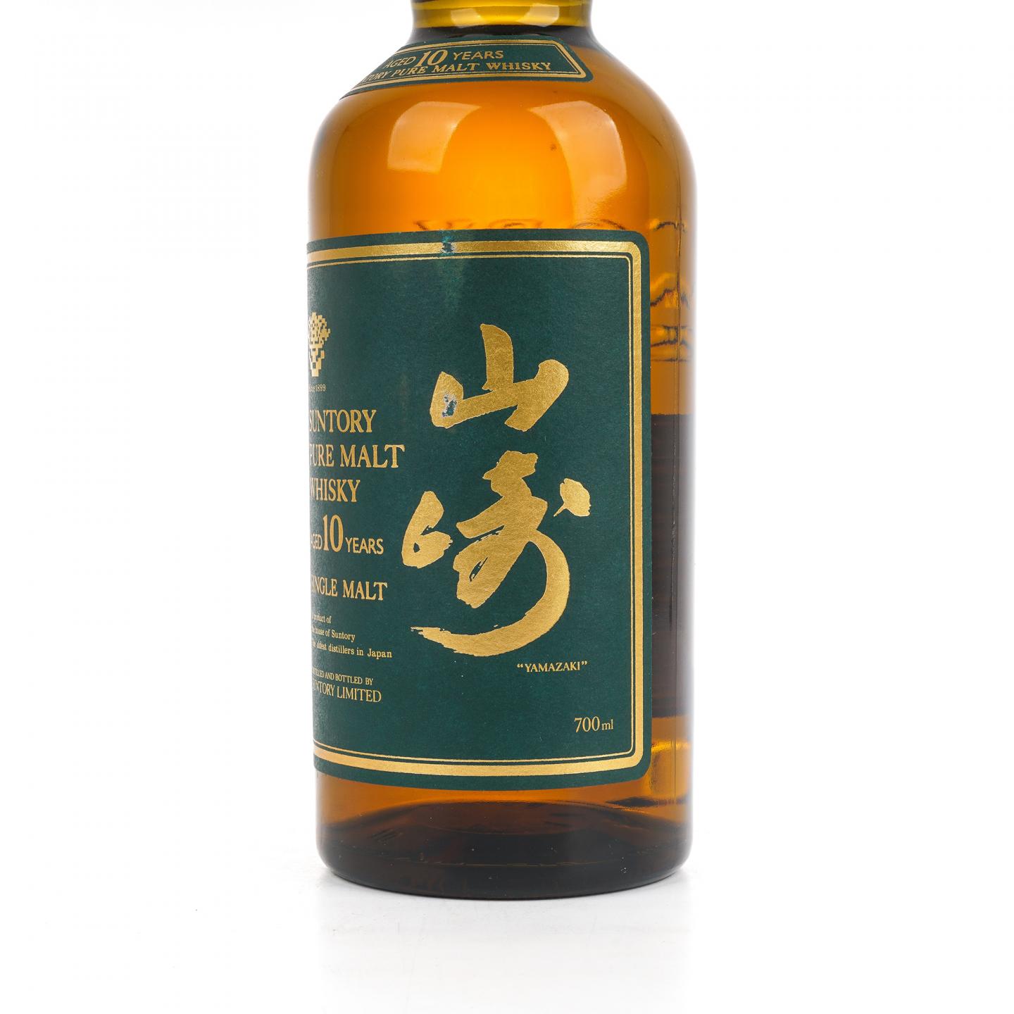山崎 10年 金花标 Pure Malt 绿标 700ml