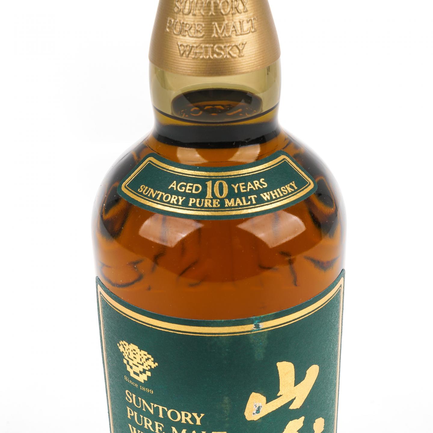 山崎 10年 金花标 Pure Malt 绿标 700ml