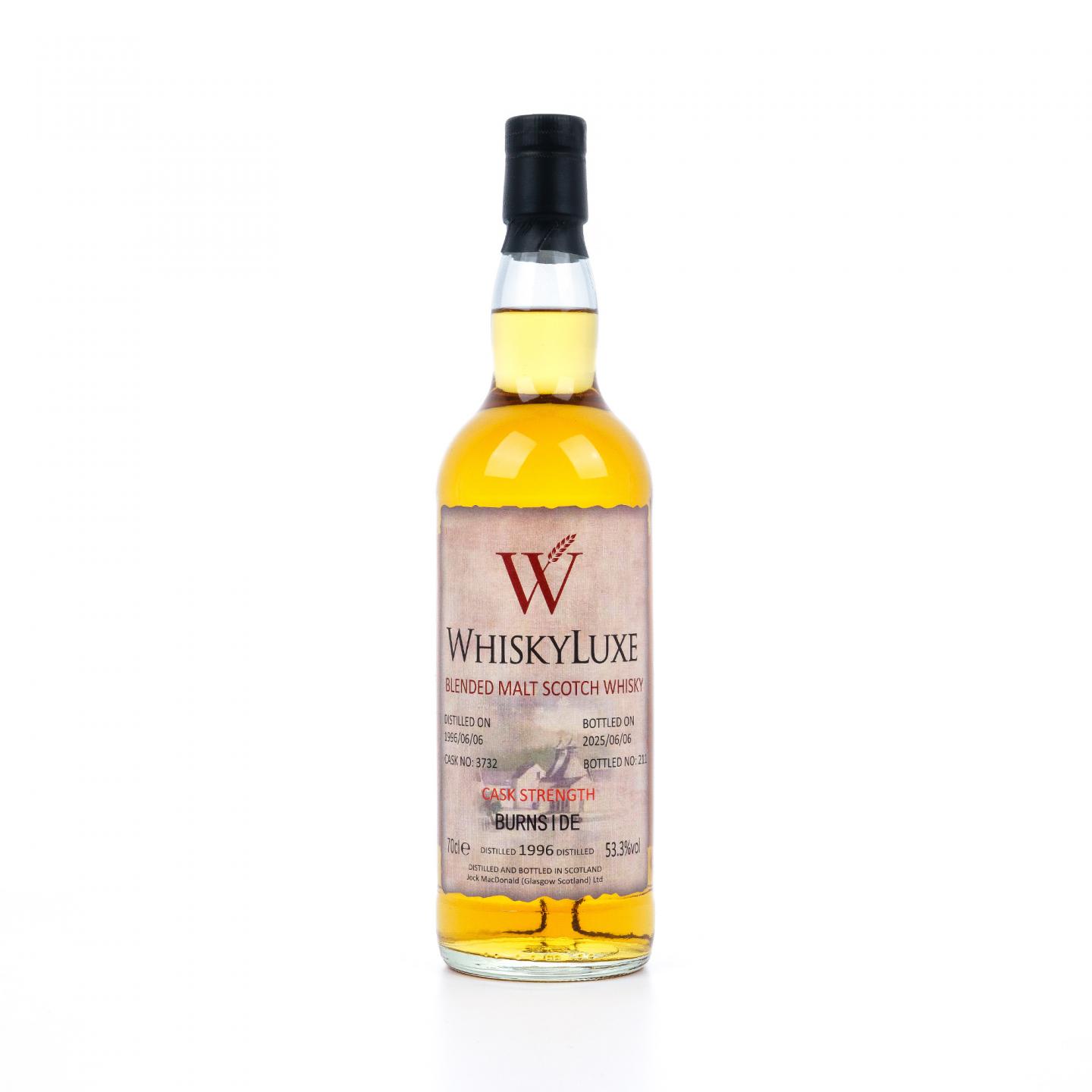 Burnside 1996-2025 百富汤匙桶#3732 Whiskyluxe 桶强