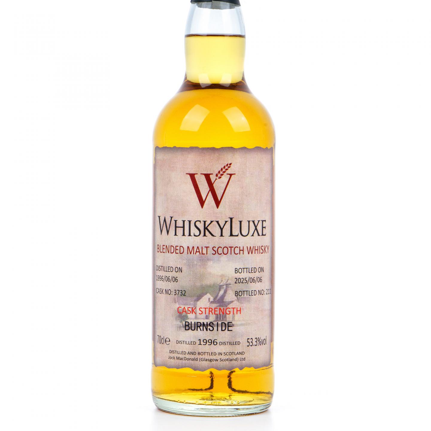 Burnside 1996-2025 百富汤匙桶#3732 Whiskyluxe 桶强