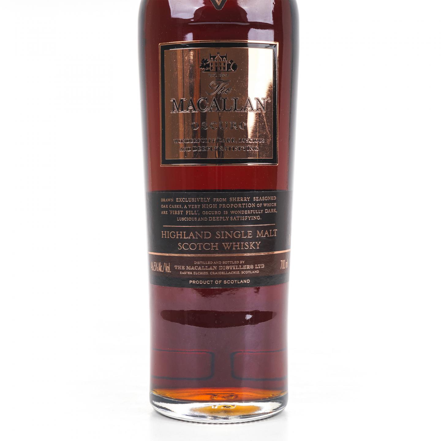 Macallan 麦卡伦 Oscuro 深棕 1824系列