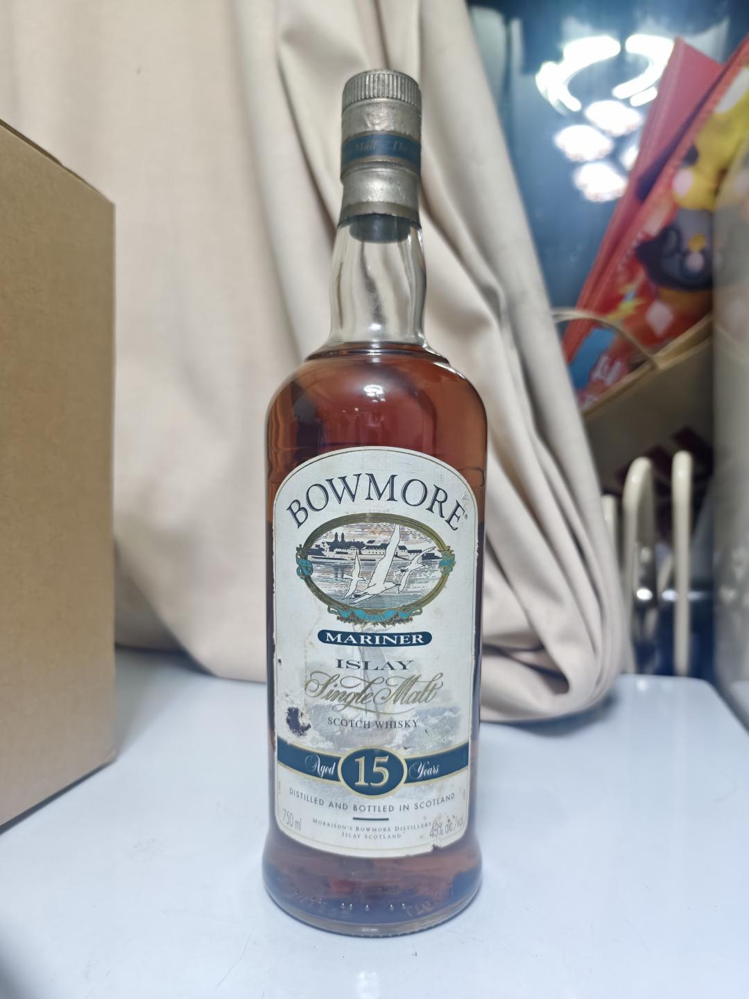 绝版皂味老酒 波摩海鸥15年 战斗品相喝品