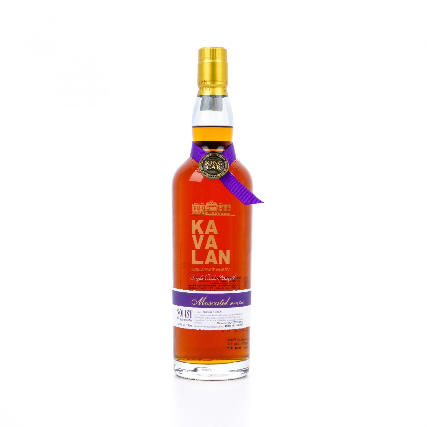Kavalan 噶玛兰 经典独奏 Moscatel雪莉桶#MO100623029A 750ml