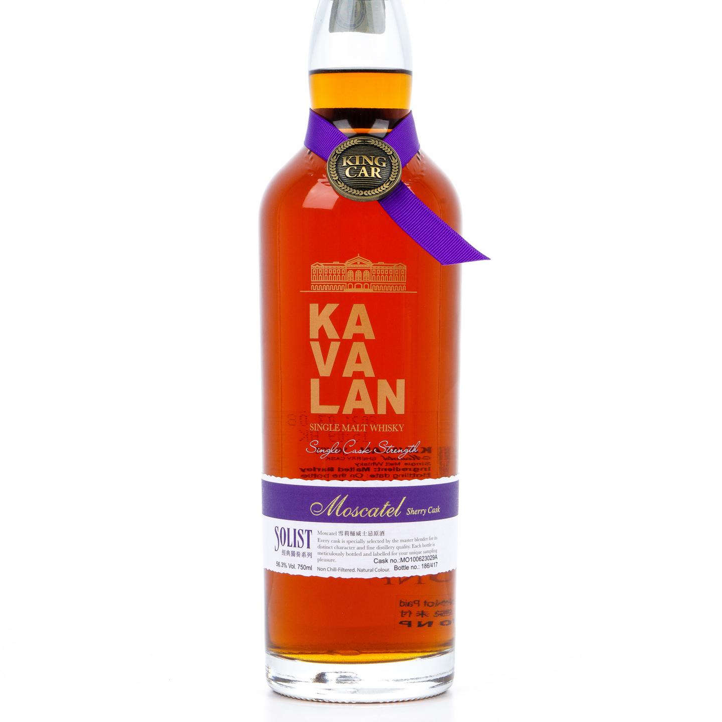 Kavalan 噶玛兰 经典独奏 Moscatel雪莉桶#MO100623029A 750ml