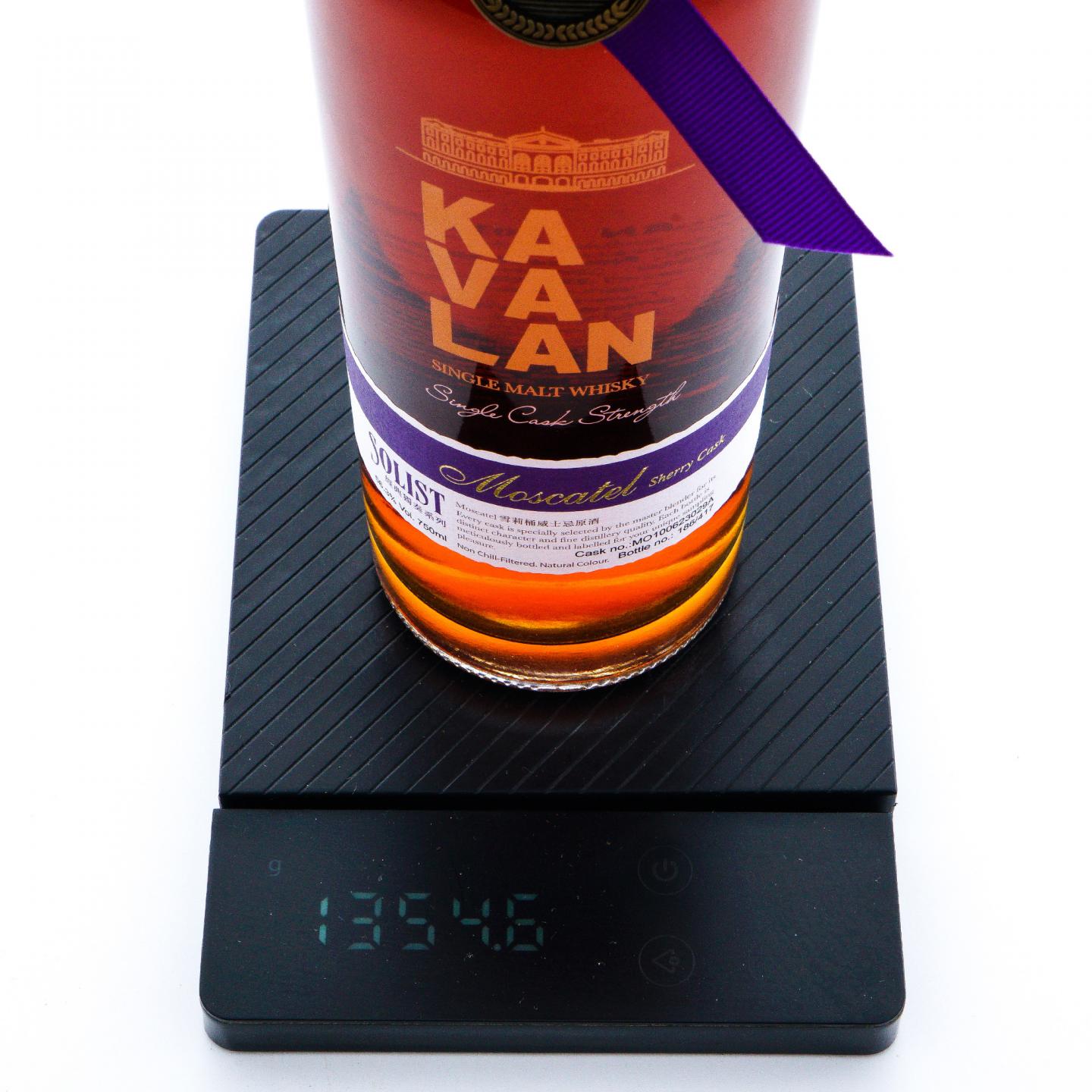 Kavalan 噶玛兰 经典独奏 Moscatel雪莉桶#MO100623029A 750ml