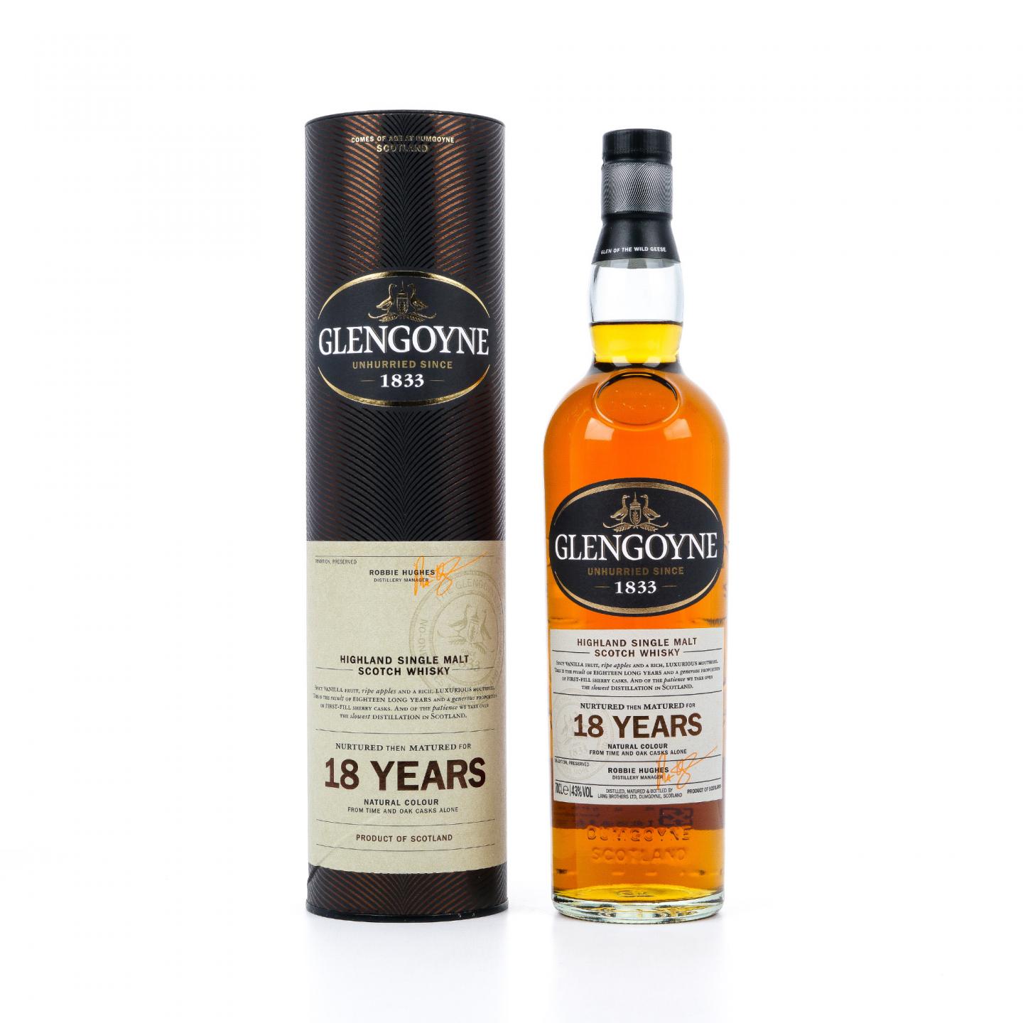 Glengoyne 格兰哥尼 18年 单一麦芽威士忌 43%Vol.