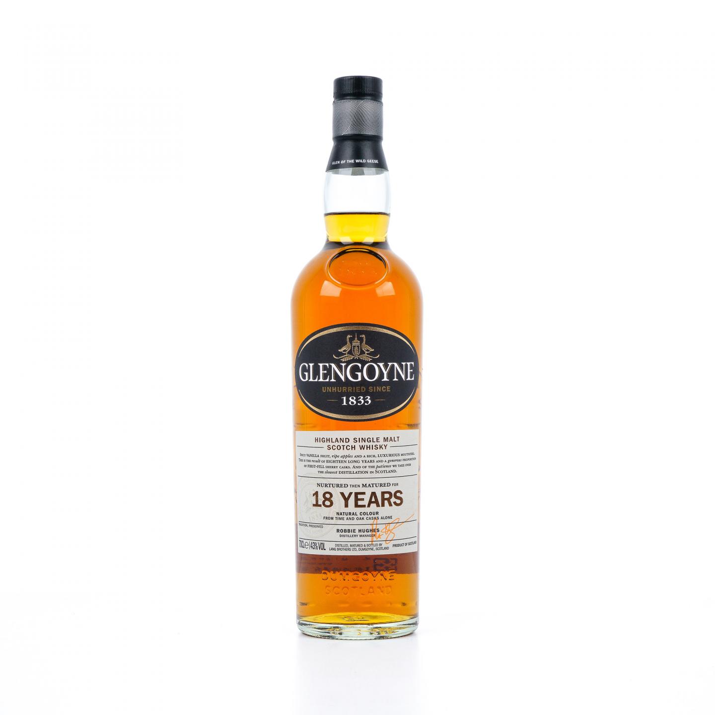 Glengoyne 格兰哥尼 18年 单一麦芽威士忌 43%Vol.