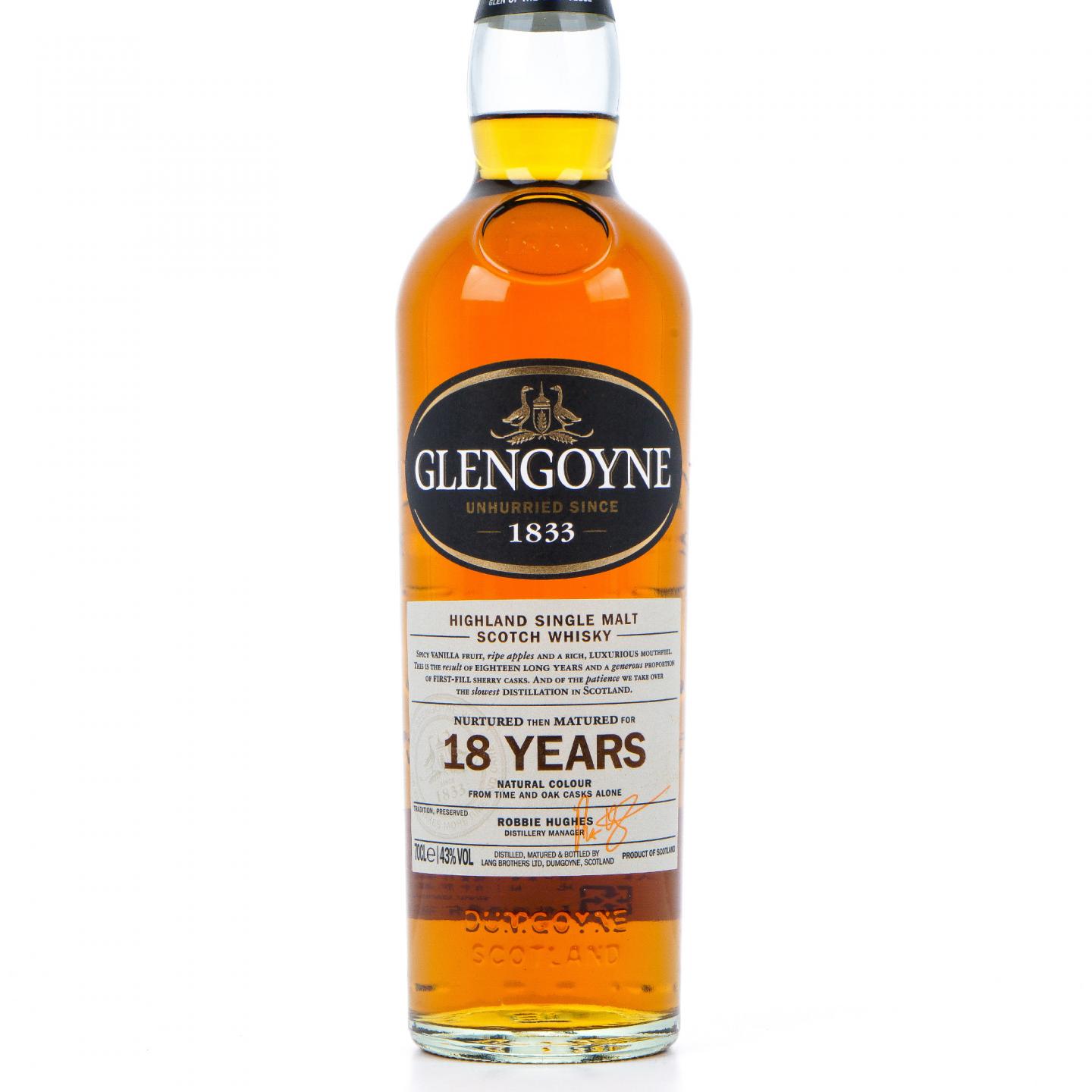 Glengoyne 格兰哥尼 18年 单一麦芽威士忌 43%Vol.