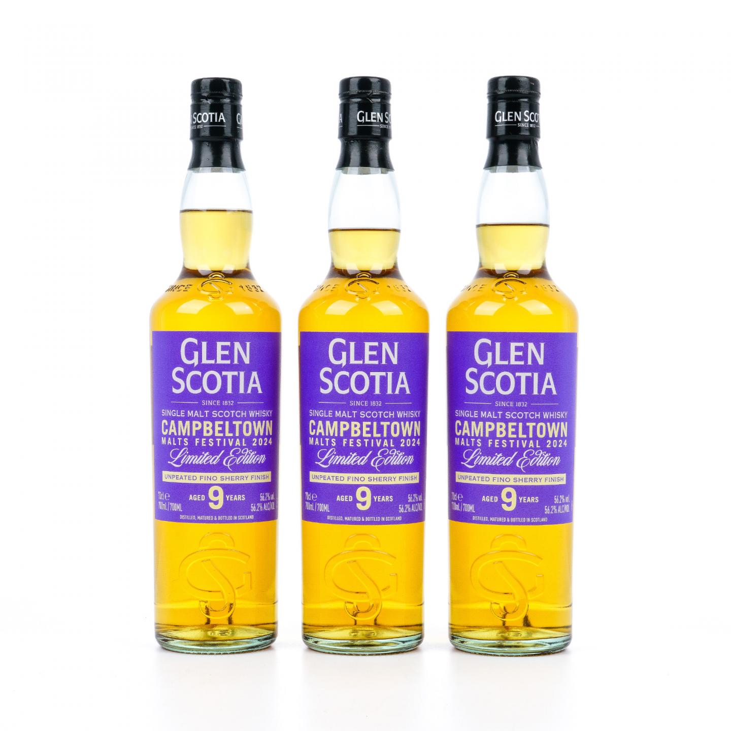 Glen Scotia 格兰帝 9年 坎贝尔镇嘉年华2024 3瓶组 行货