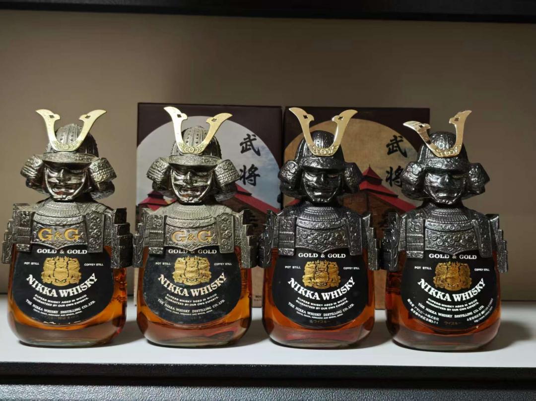 老版Nikka铁头武士调和威士忌4支