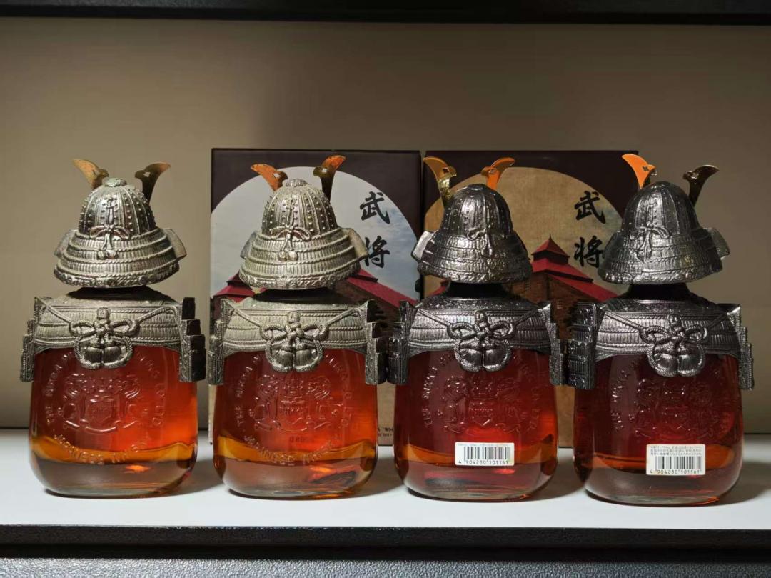 老版Nikka铁头武士调和威士忌4支