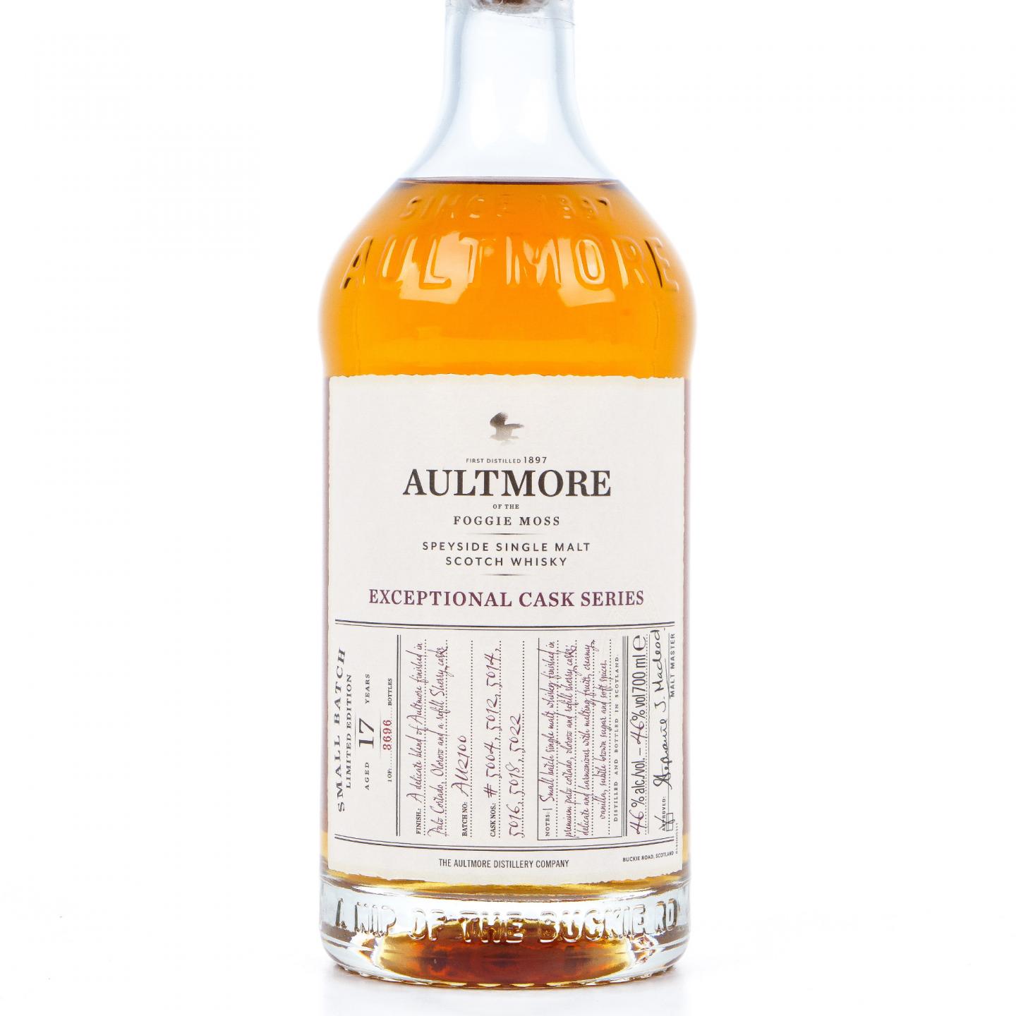 Aultmore 欧摩 17年 2019 Exceptional Cask Series Batch AU2100