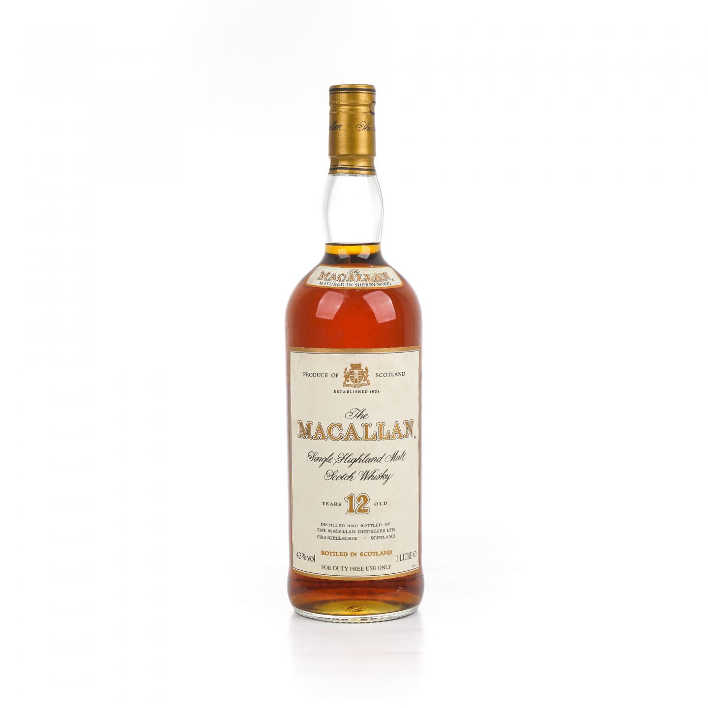 Macallan 麦卡伦 12年 庄园版 1000ml