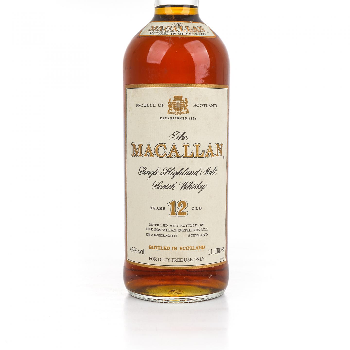 Macallan 麦卡伦 12年 庄园版 1000ml