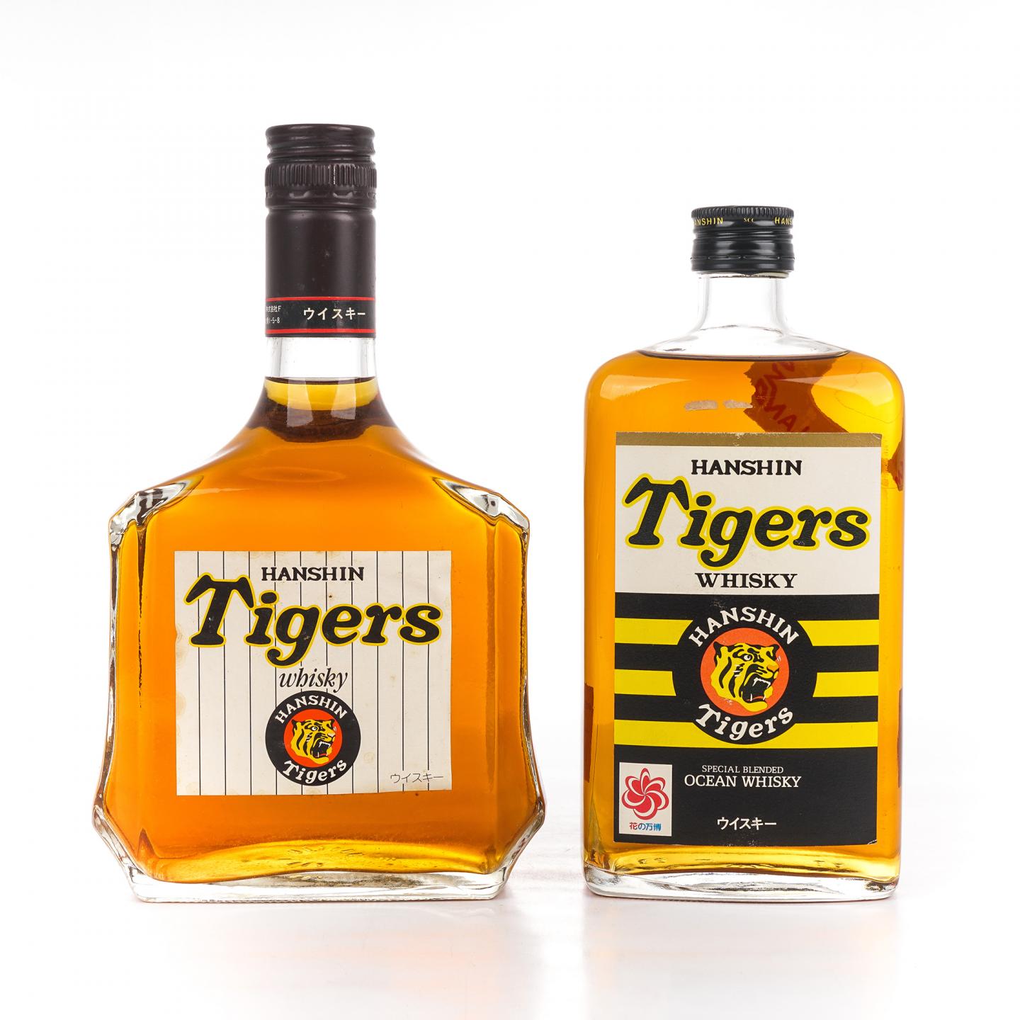 古酒　HANSHIN Tigers ウイスキー 720ml 轻井泽阪神虎队调和660ml+720ml 2瓶组_大拍-酒虫网