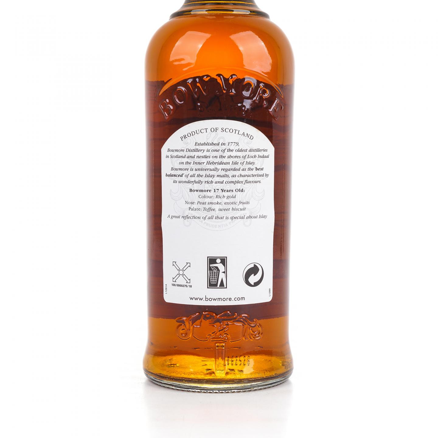 Bowmore 波摩 17年 海鸥标