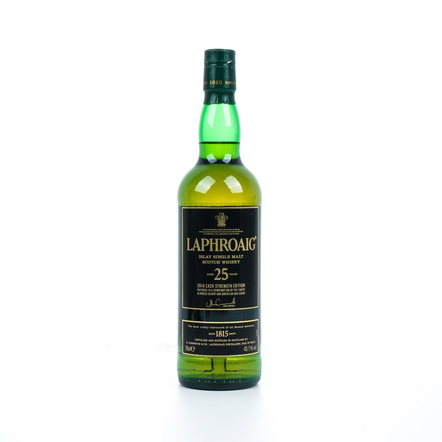 Laphroaig 拉弗格 25年 2014 桶强