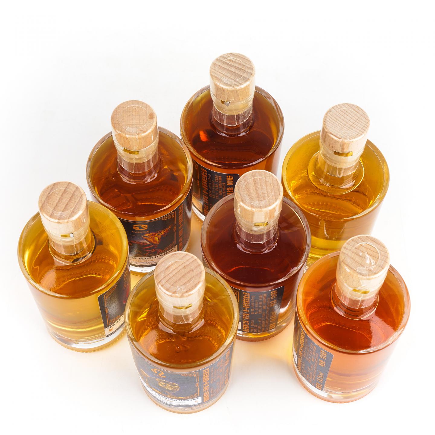 【酒版】曼洛克摩/格兰爱琴/奥赫鲁斯克/班凌斯/斯特拉斯米尔/第林可/布莱尔阿苏 十二星座系列 100ml*7支组