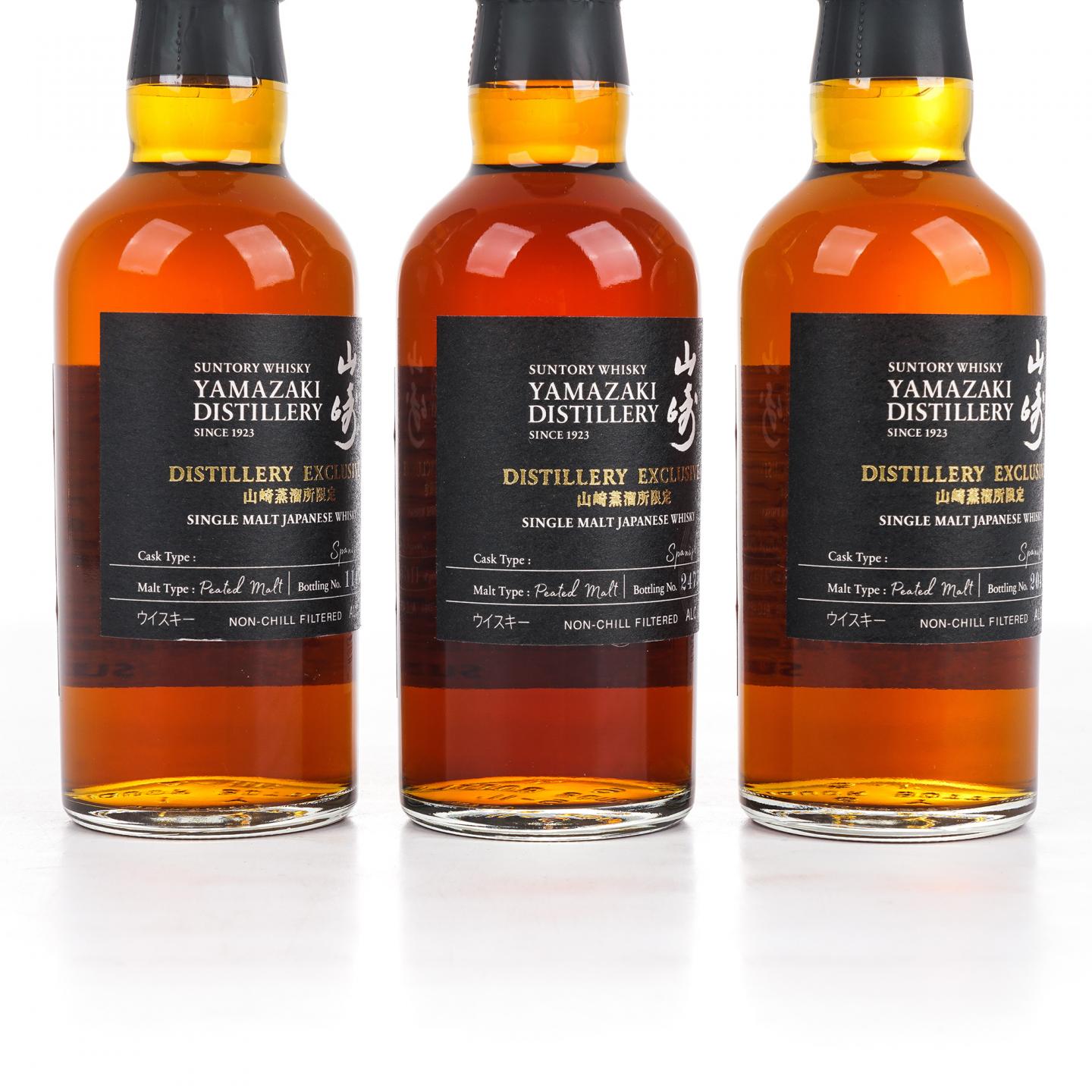 【中样】山崎蒸馏所限定 Peated Malt 180ml*3支组