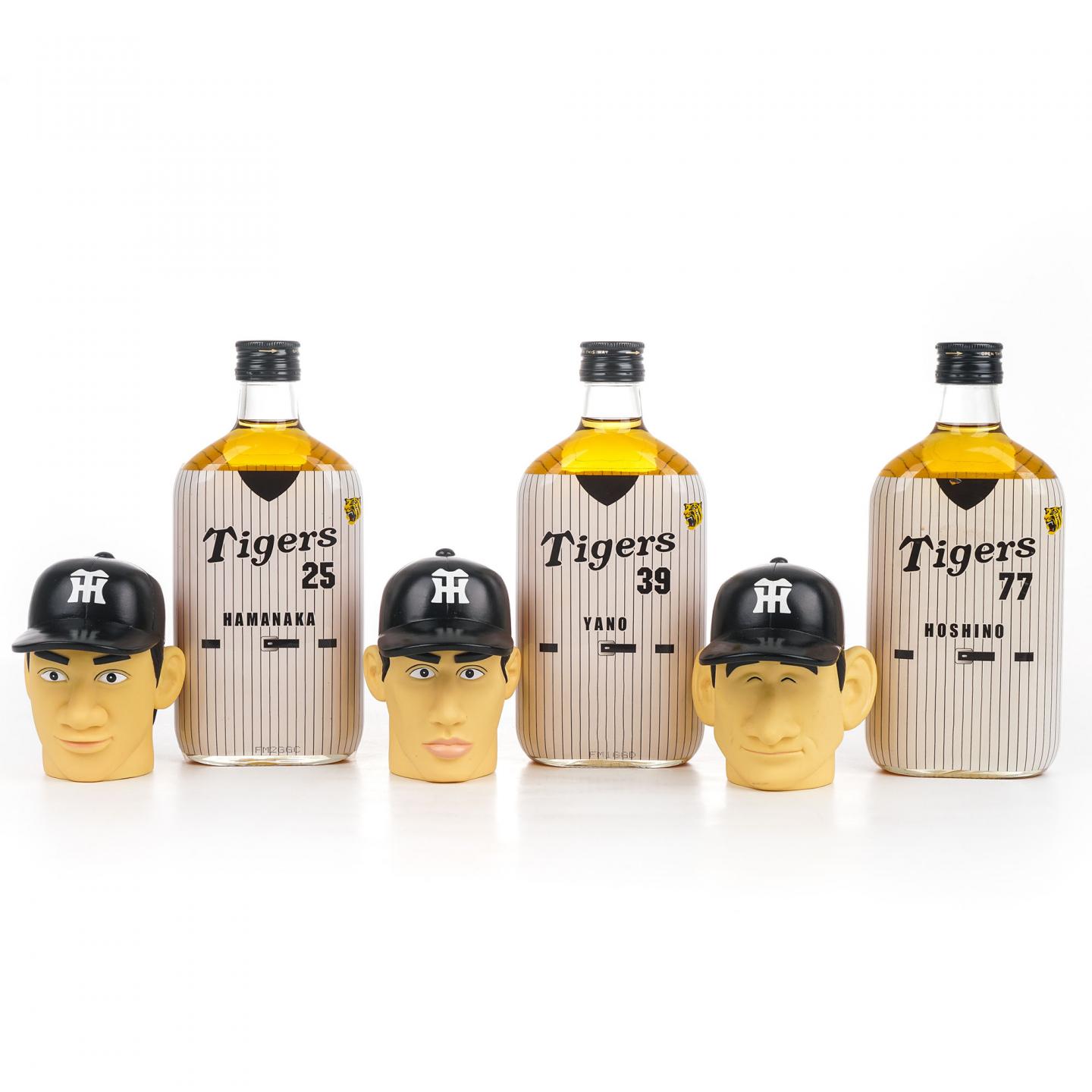 轻井泽 阪神虎队2003夺冠纪念 25/39/77号球员 3瓶组*360ml