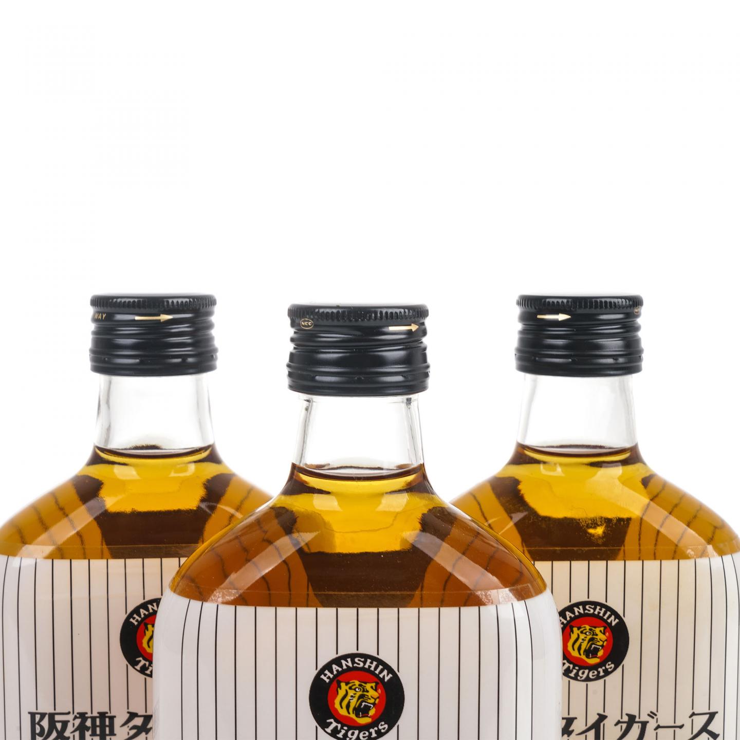 轻井泽 阪神虎队2003夺冠纪念 25/39/77号球员 3瓶组*360ml