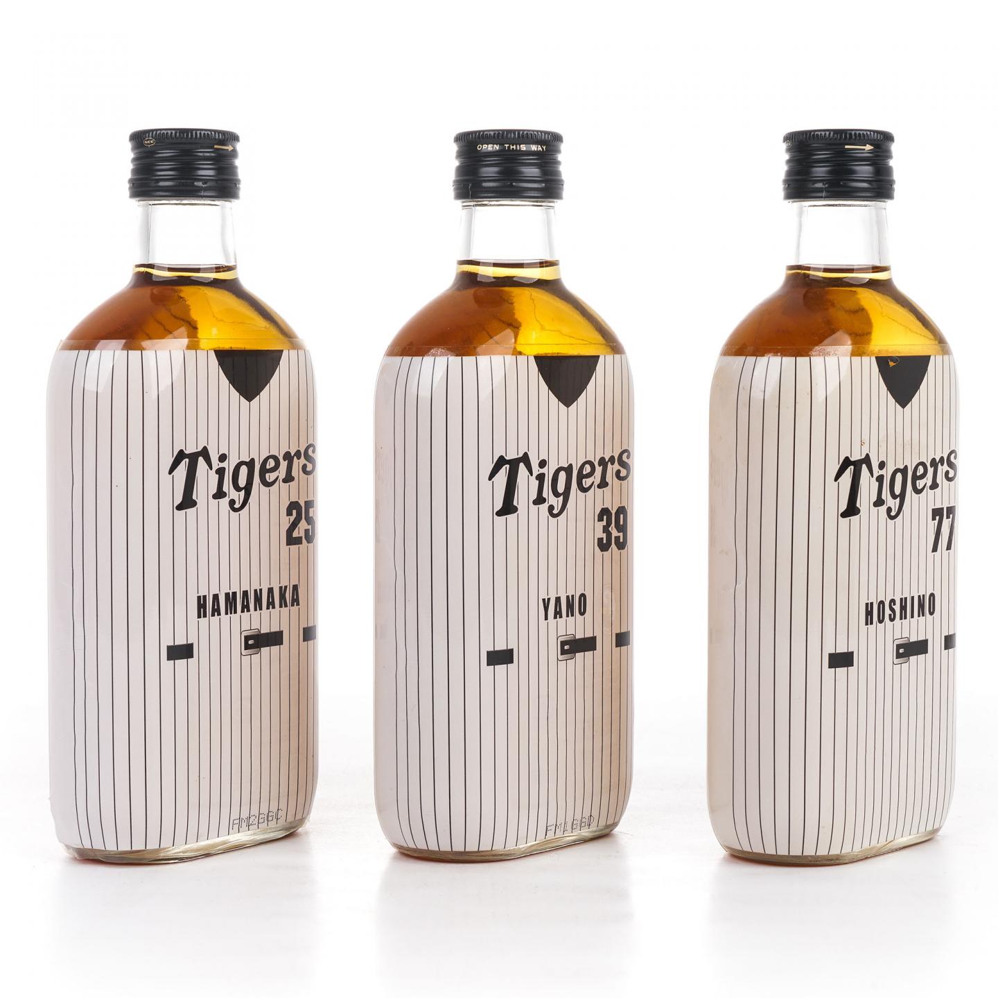 轻井泽 阪神虎队2003夺冠纪念 25/39/77号球员 3瓶组*360ml
