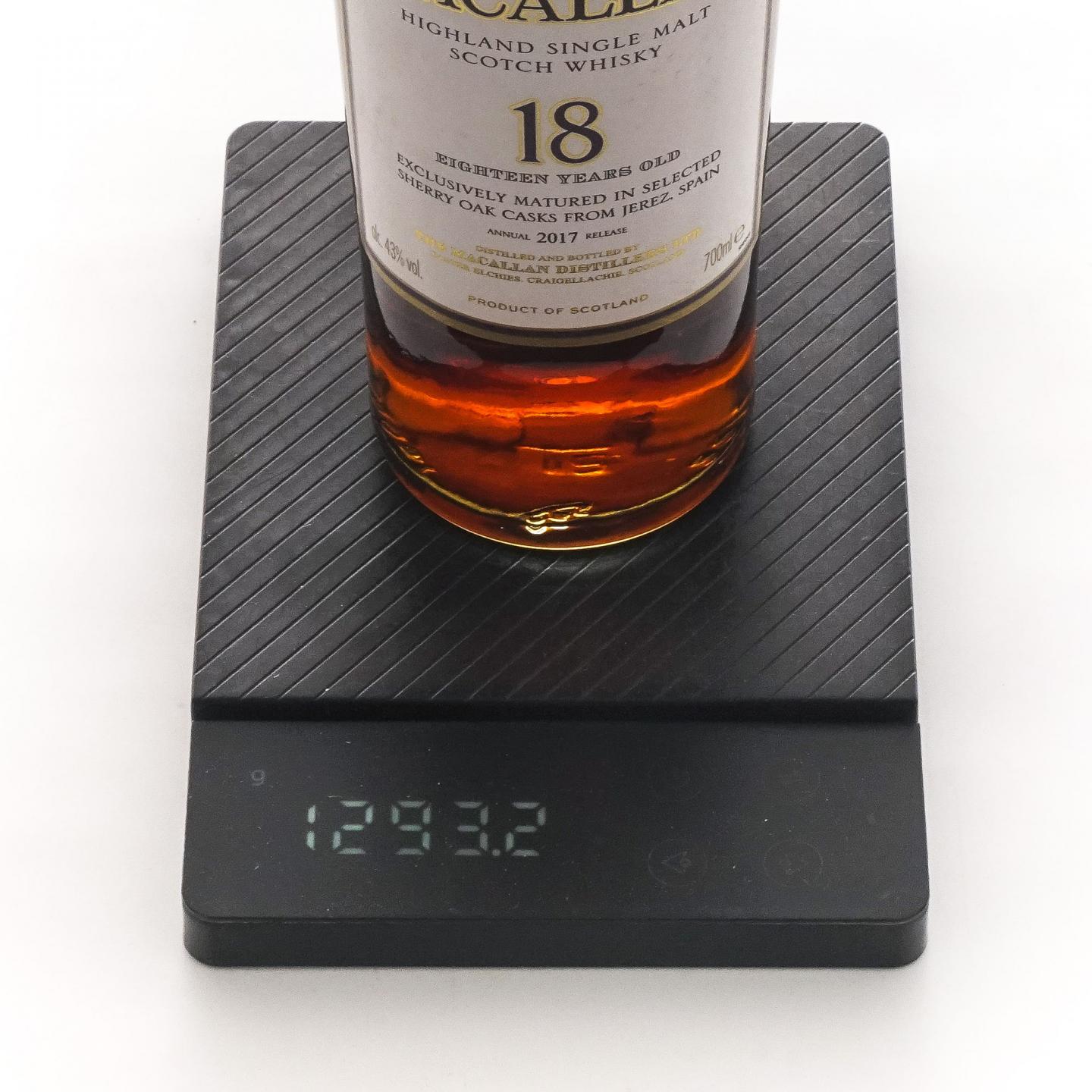 Macallan 麦卡伦 18年 2017 雪莉桶