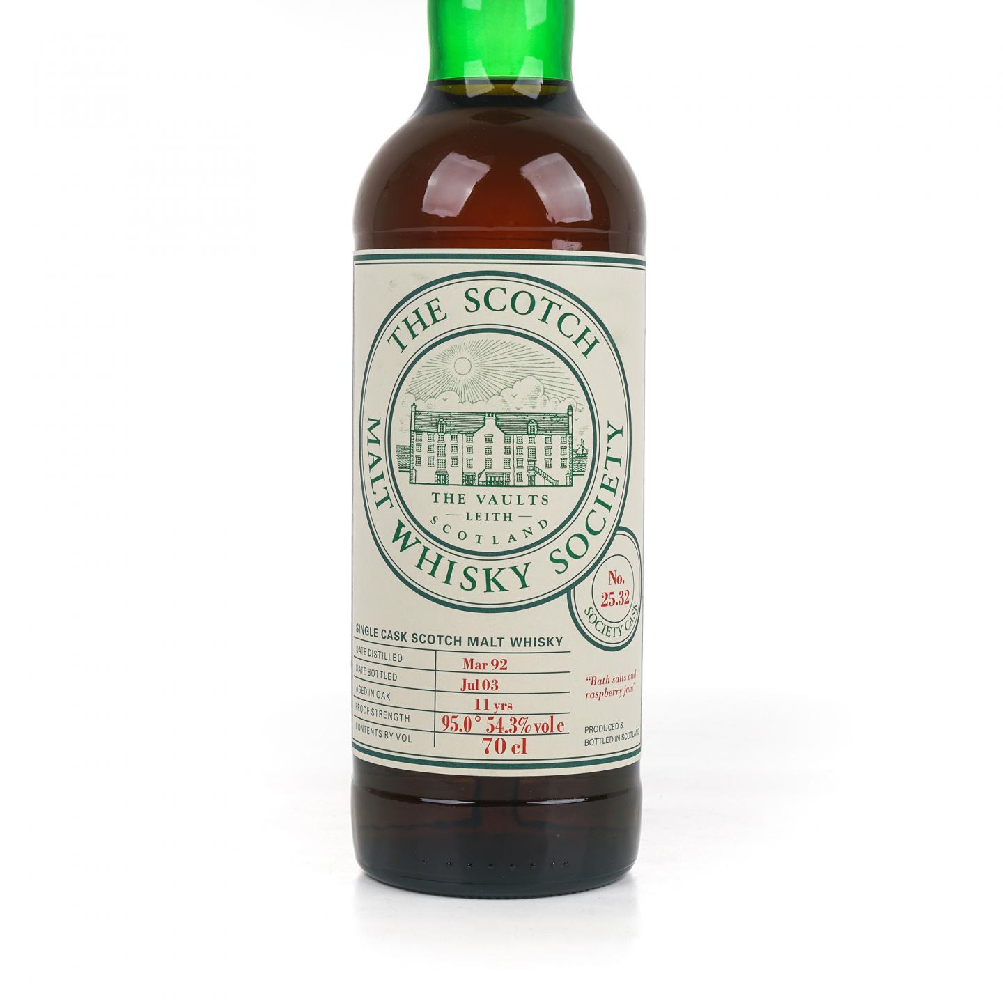 SMWS 25.32 罗斯班克 11年 1992-2003 单桶