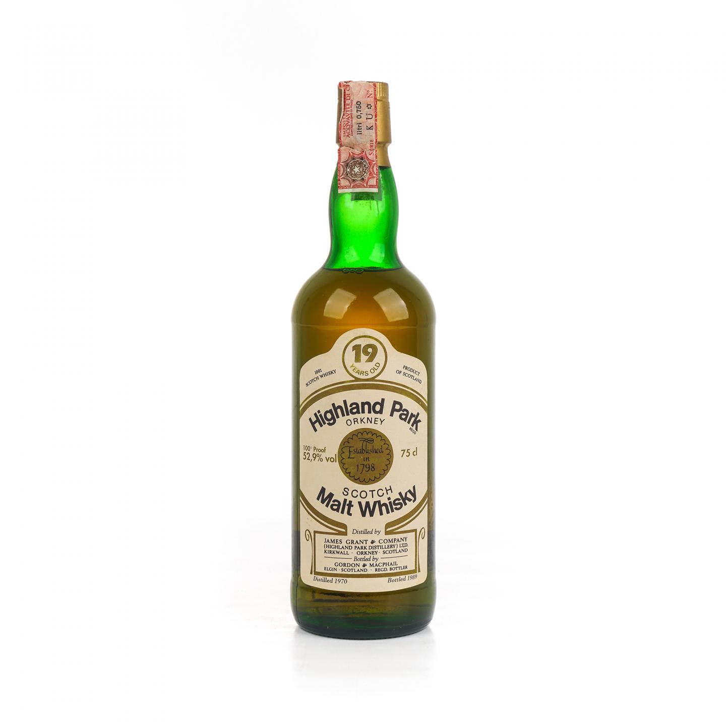 Highland Park 高原骑士 19年 1970-1989 GM 750ml