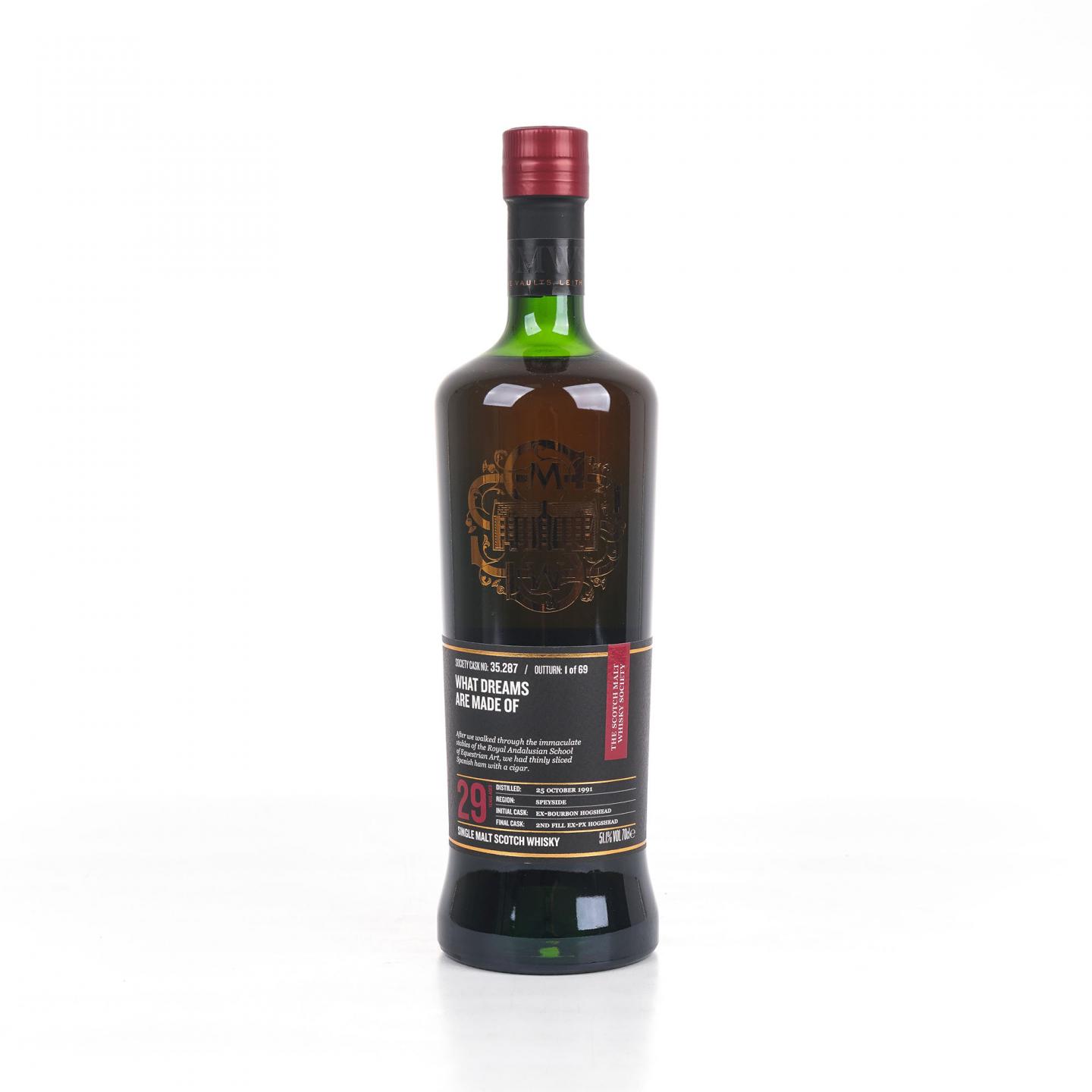 SMWS 35.287 格兰莫雷 29年 1991 雪莉桶后熟