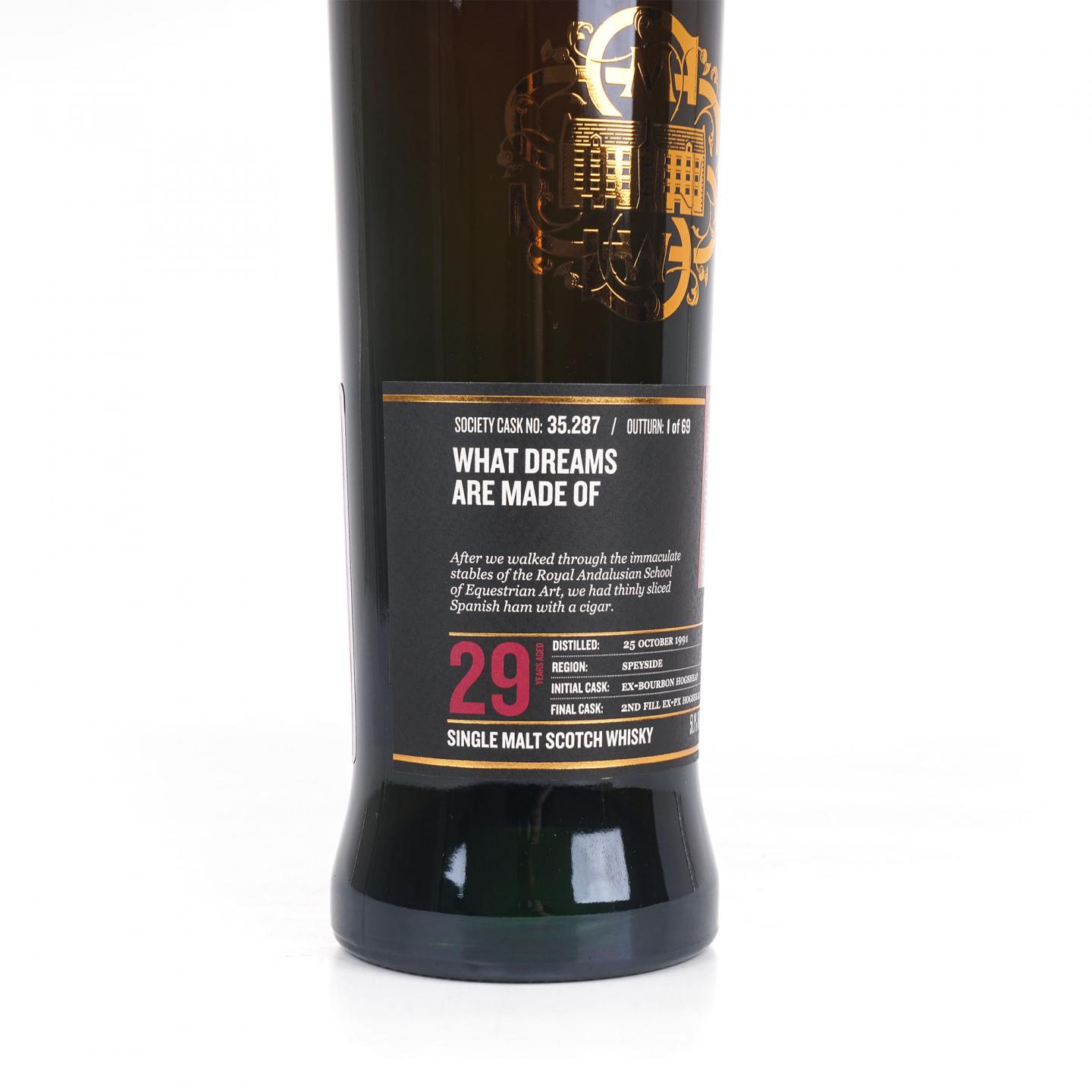 SMWS 35.287 格兰莫雷 29年 1991 雪莉桶后熟