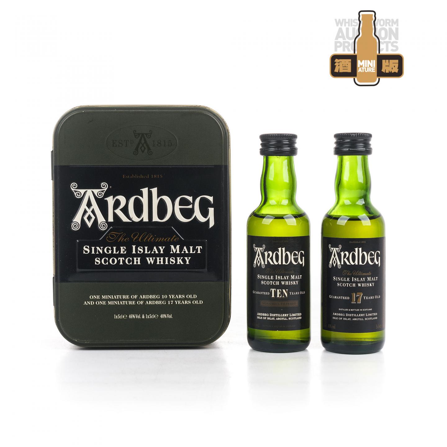 【酒版】Ardbeg 阿贝 10年/17年 2瓶组*50ml