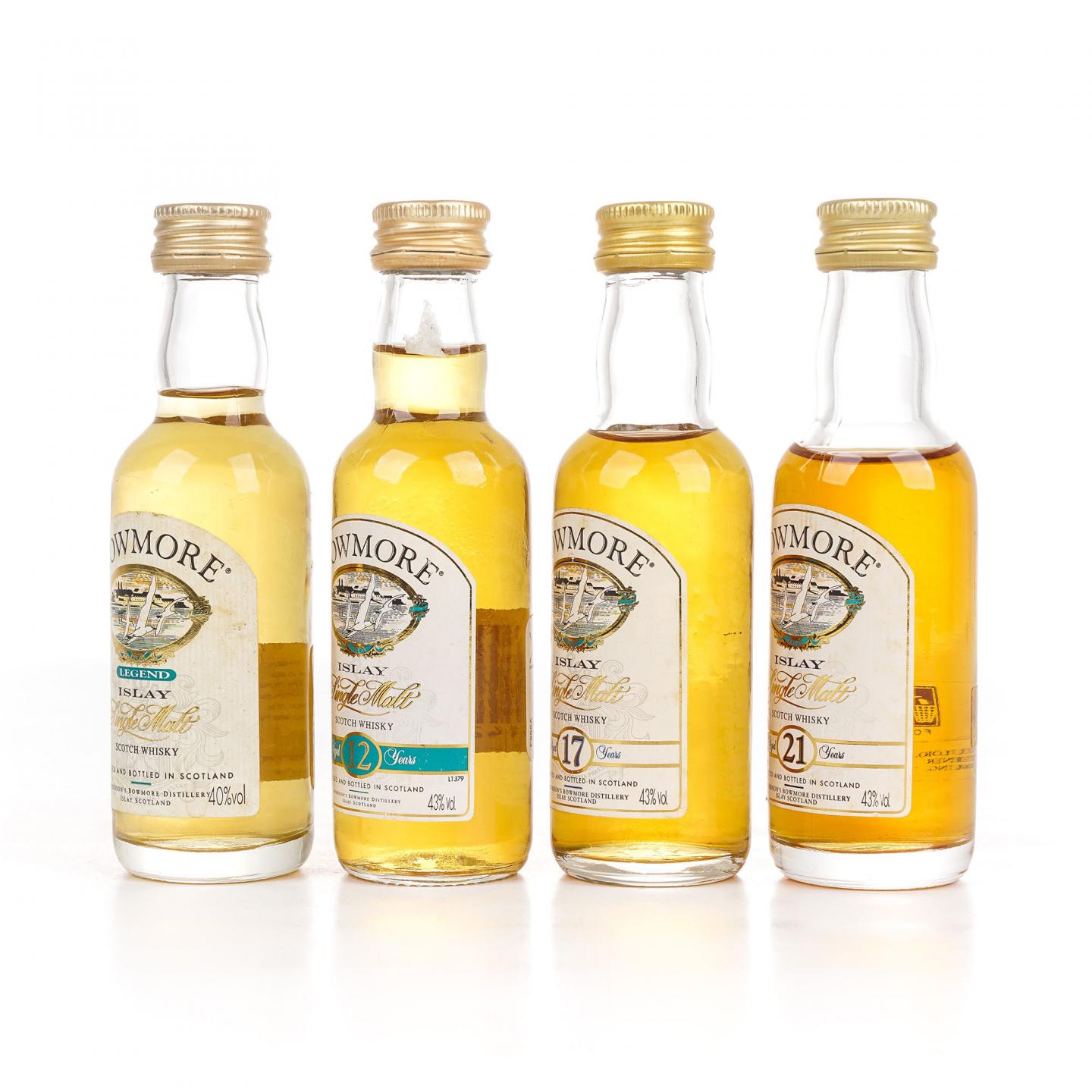 【酒版】Bowmore 波摩 海鸥标 4瓶组*50ml