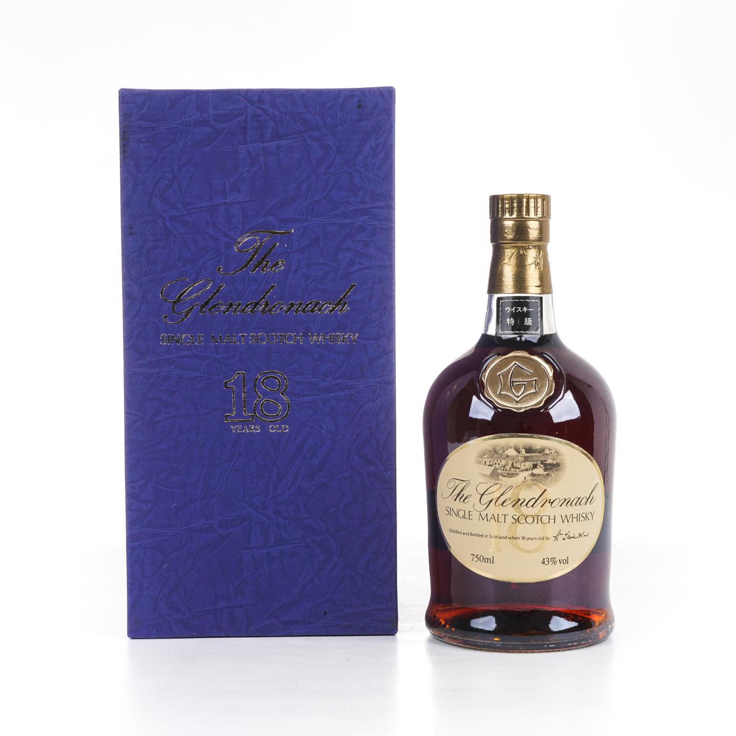 Glendronach 格兰多纳 18年 Wm Teacher & Sons 矮胖瓶 750ml