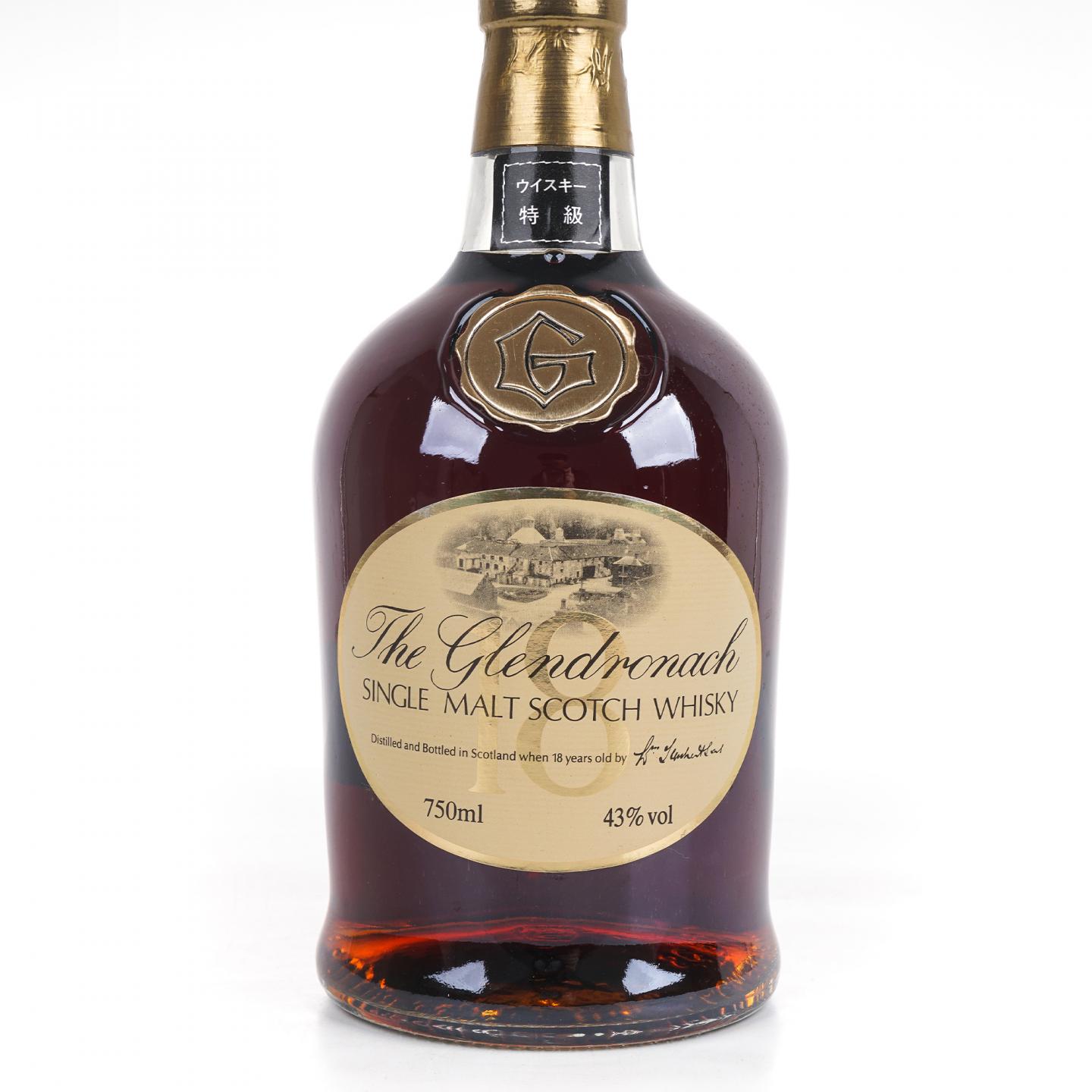 Glendronach 格兰多纳 18年 Wm Teacher & Sons 矮胖瓶 750ml