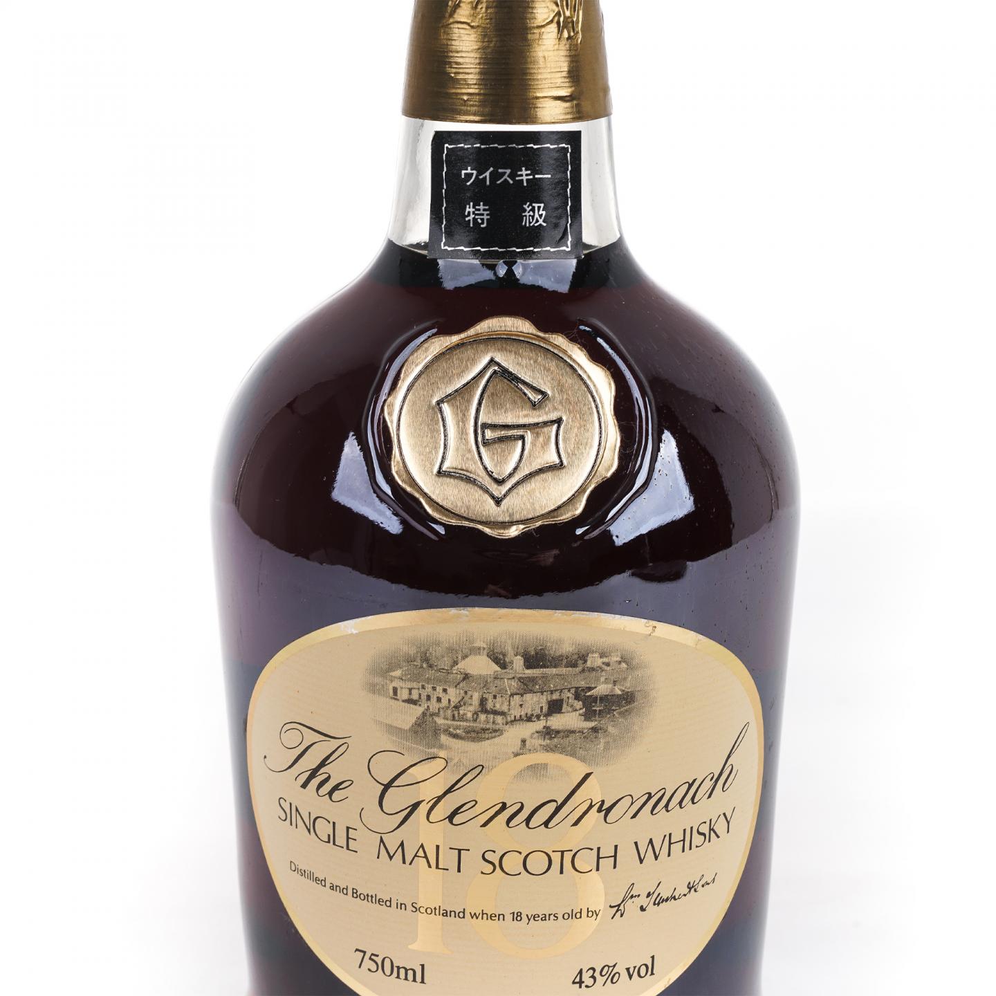 Glendronach 格兰多纳 18年 Wm Teacher & Sons 矮胖瓶 750ml