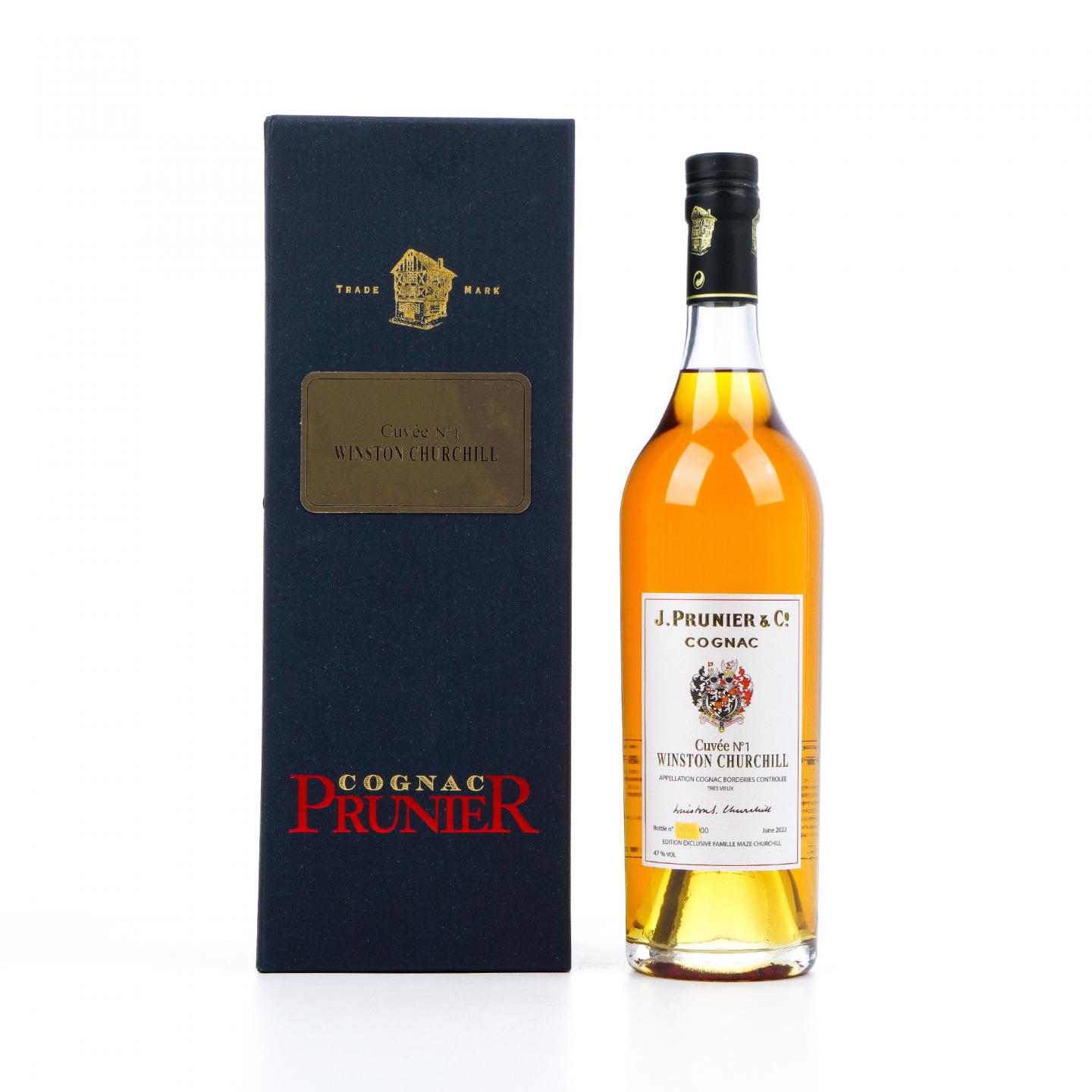 J.Prunier&温斯顿・丘吉尔联名特酿干邑白兰地 2022