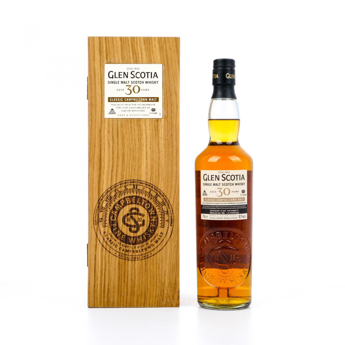 Glen Scotia 格兰帝 30年 1989-2020 桶号#317