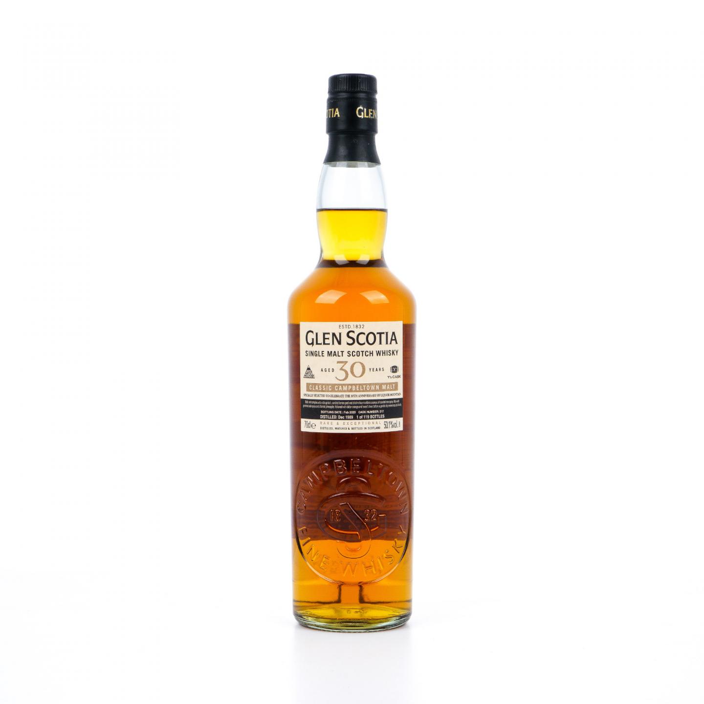 Glen Scotia 格兰帝 30年 1989-2020 桶号#317
