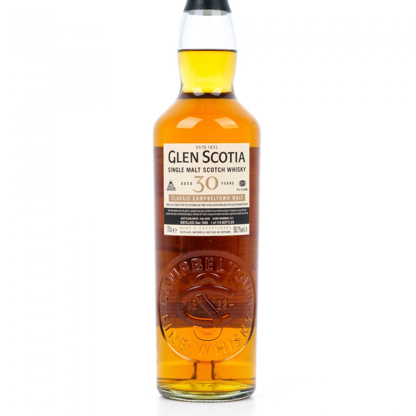 Glen Scotia 格兰帝 30年 1989-2020 桶号#317