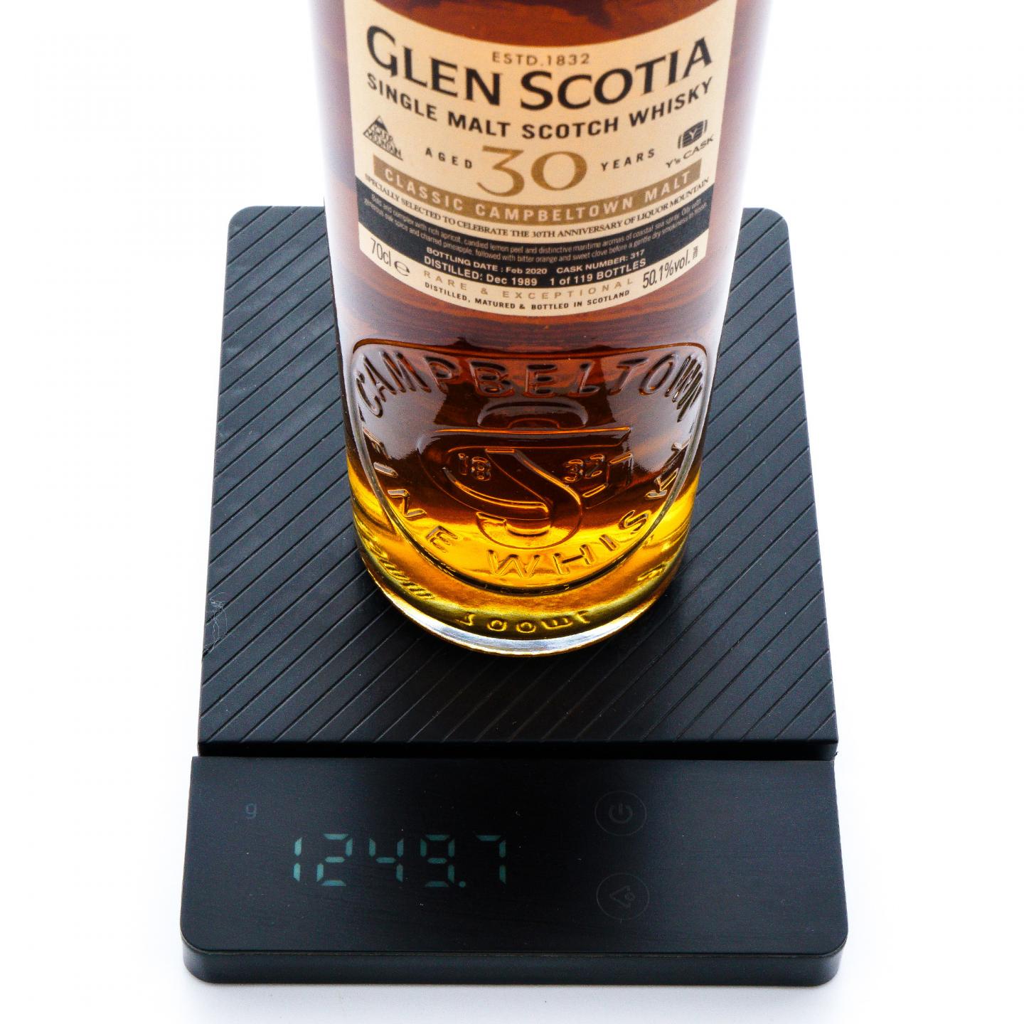 Glen Scotia 格兰帝 30年 1989-2020 桶号#317