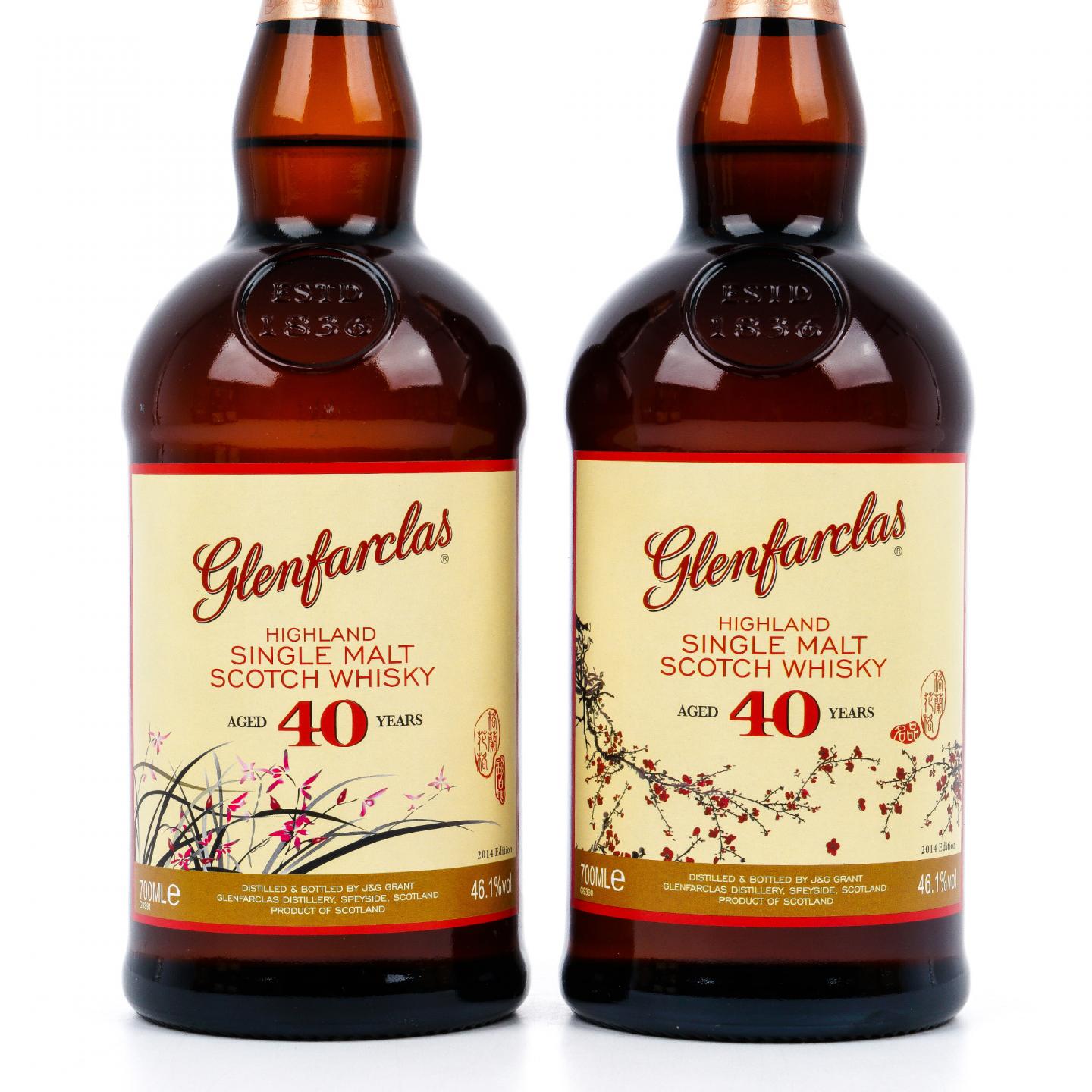 Glenfarclas 格兰花格 40年 兰/竹/菊/梅 4支组