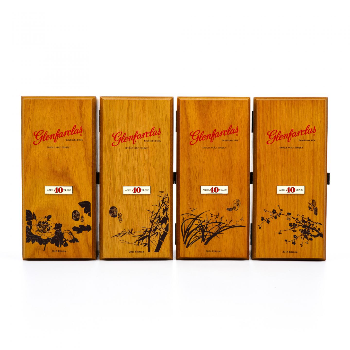 Glenfarclas 格兰花格 40年 兰/竹/菊/梅 4支组