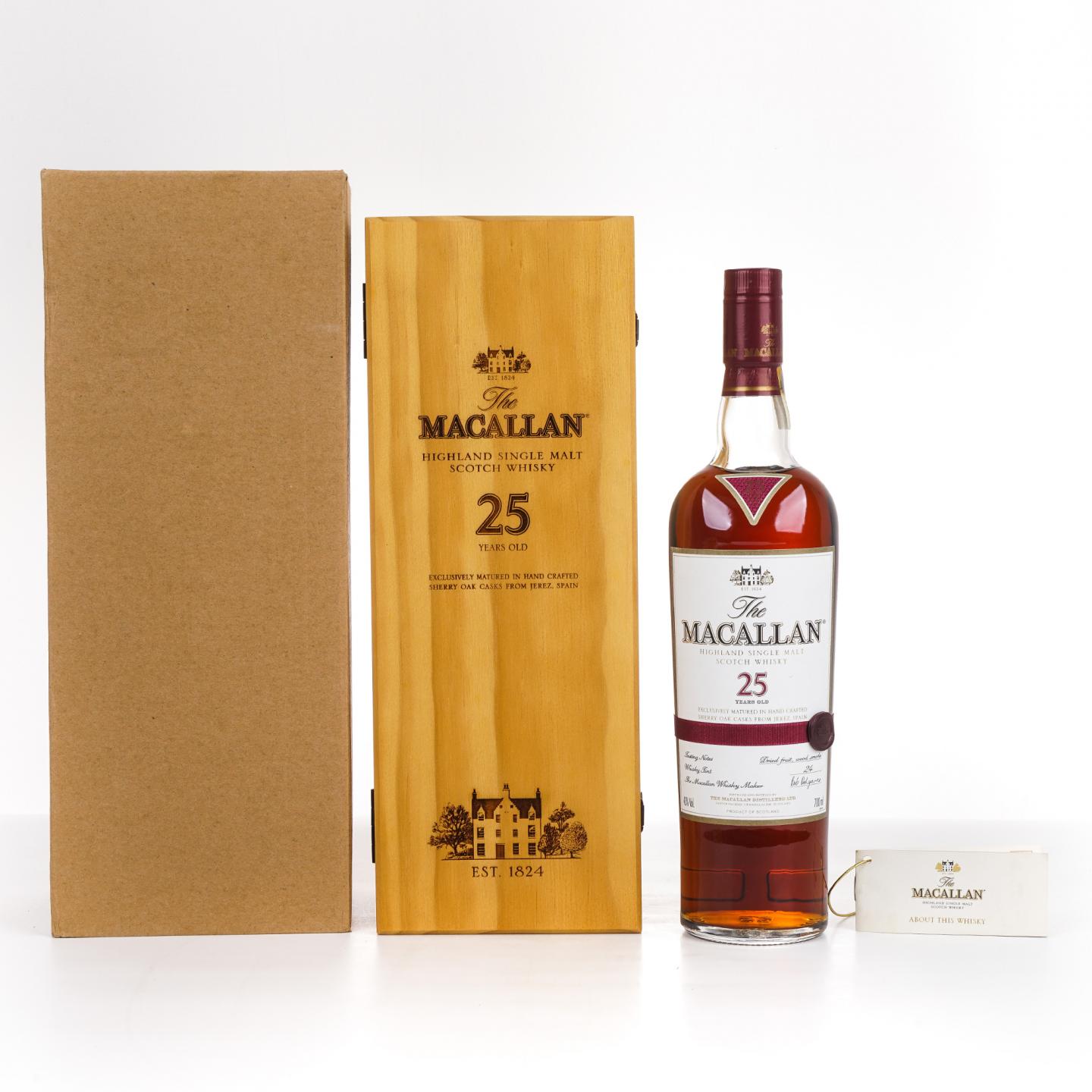 Macallan 麦卡伦 25年 红腰带 木盒 700ml