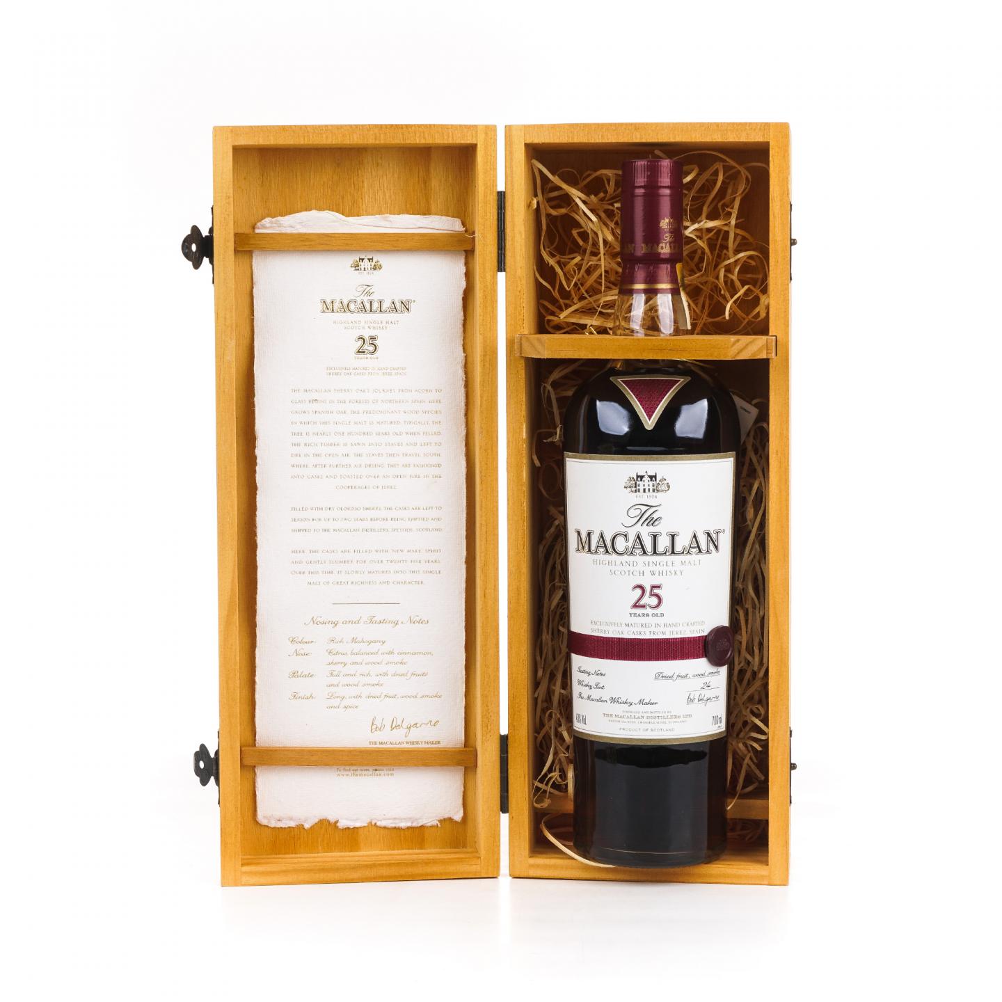 Macallan 麦卡伦 25年 红腰带 木盒 700ml