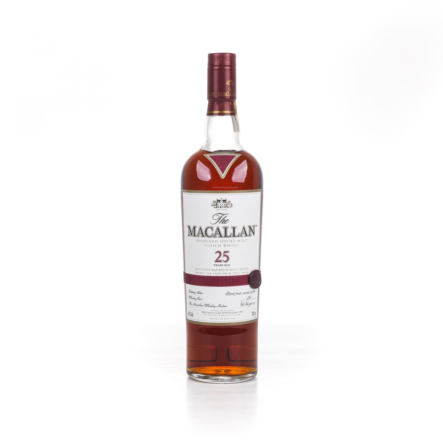 Macallan 麦卡伦 25年 红腰带 木盒 700ml