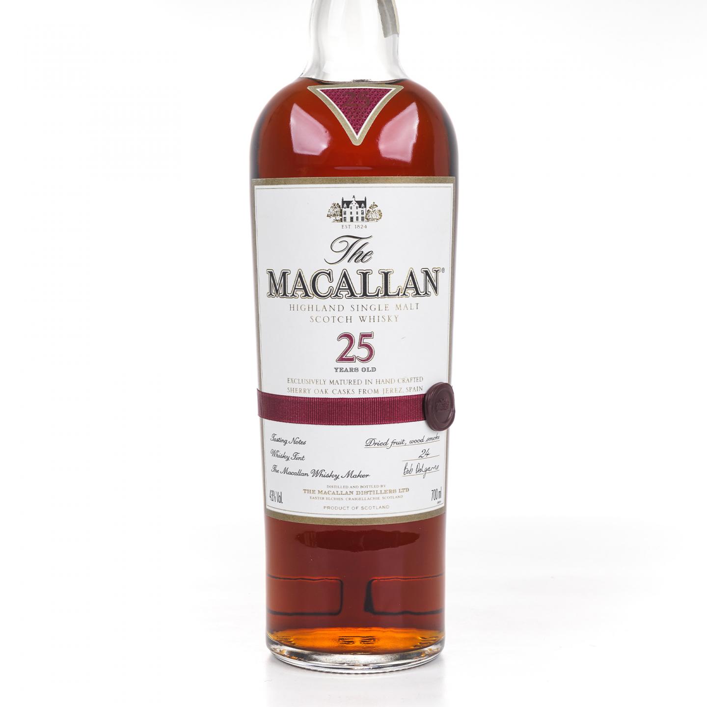 Macallan 麦卡伦 25年 红腰带 木盒 700ml
