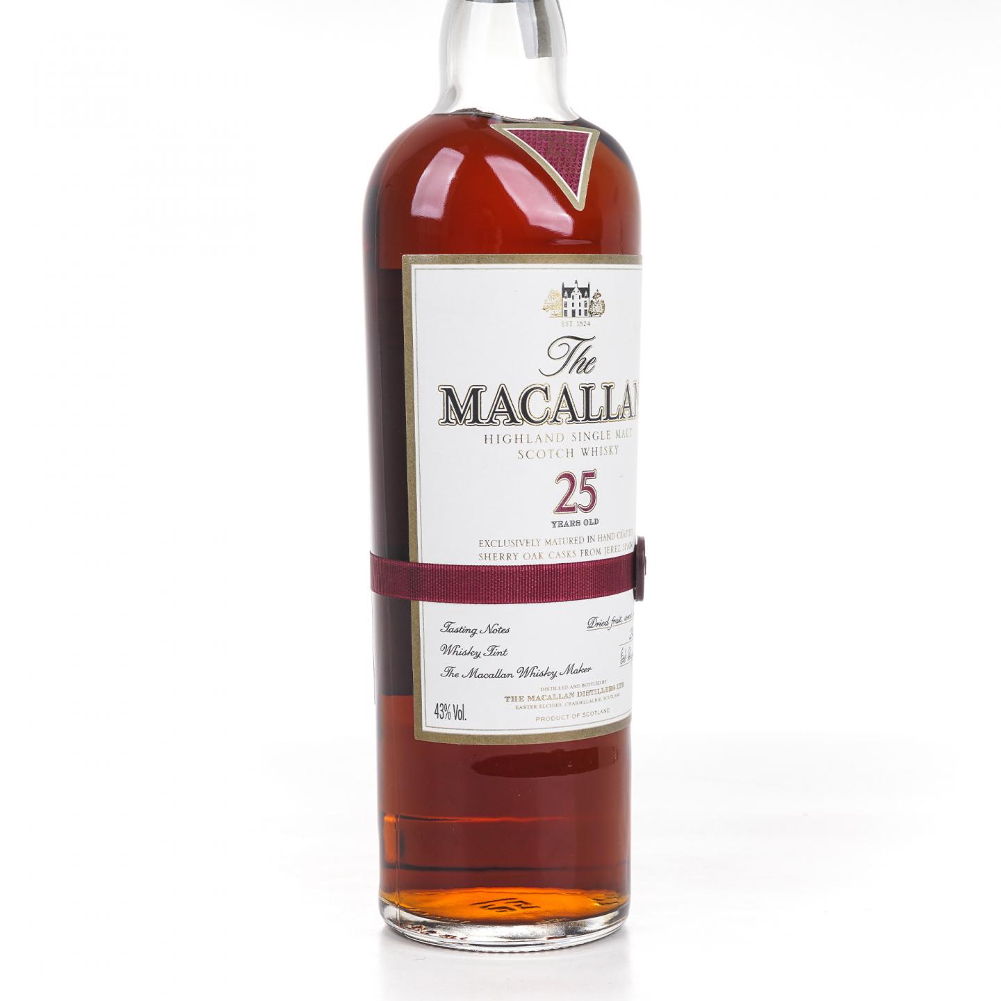 Macallan 麦卡伦 25年 红腰带 木盒 700ml